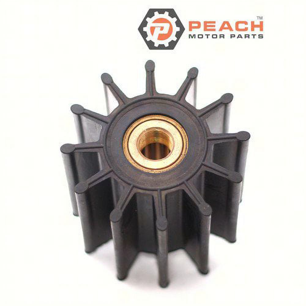 Peach Motor Parts  PM-27000K Impeller, Water Pump (Neoprene); Fits Sherwood®: 27000K-SHW, 27000K, Cummins®: 3974456, SMX®: Super 27
