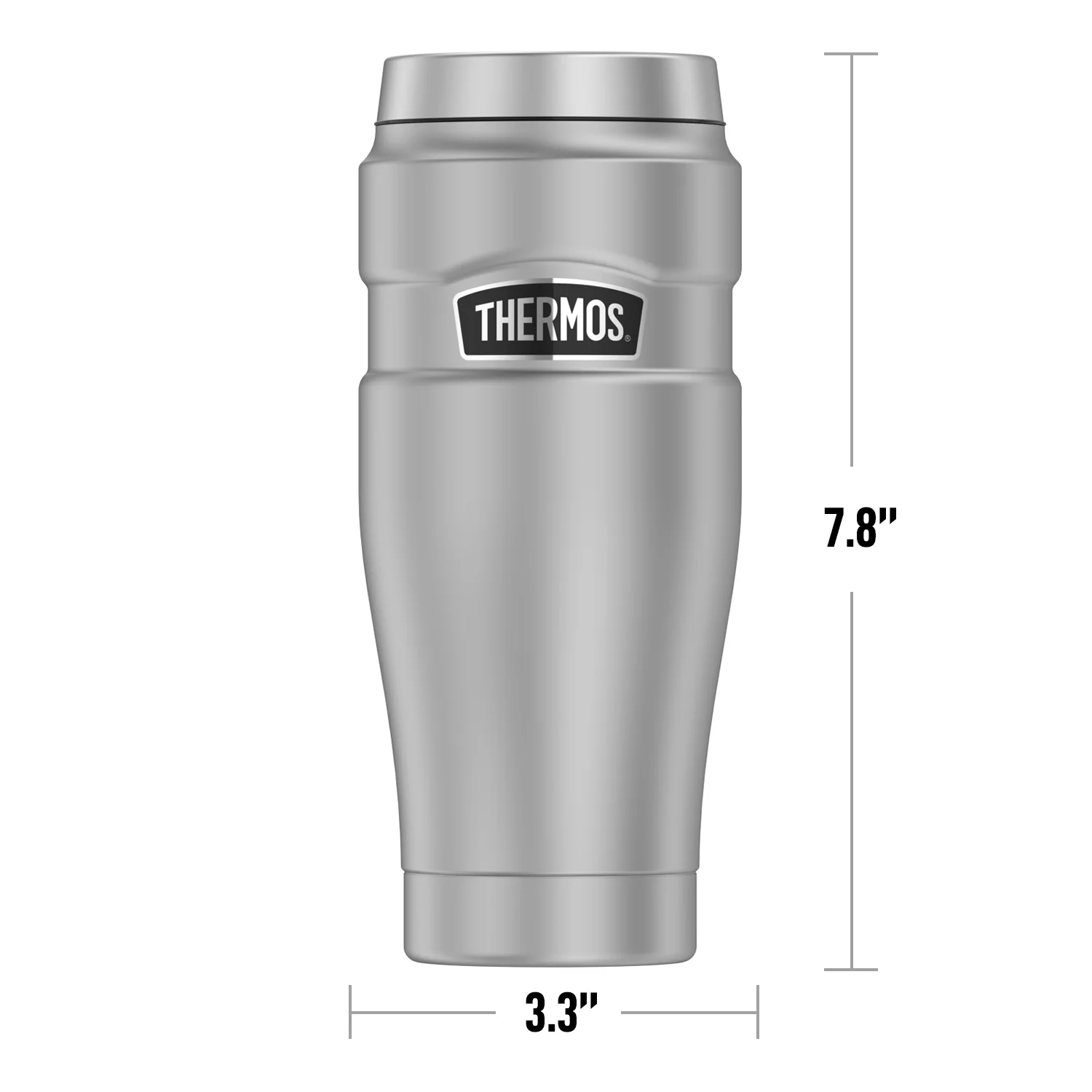 Jurassic Park Welcome To Jurassic Park THERMOS STAINLESS KING Stainless Steel Travel Tumbler, Vacuum insulated & Double Wall, 16oz