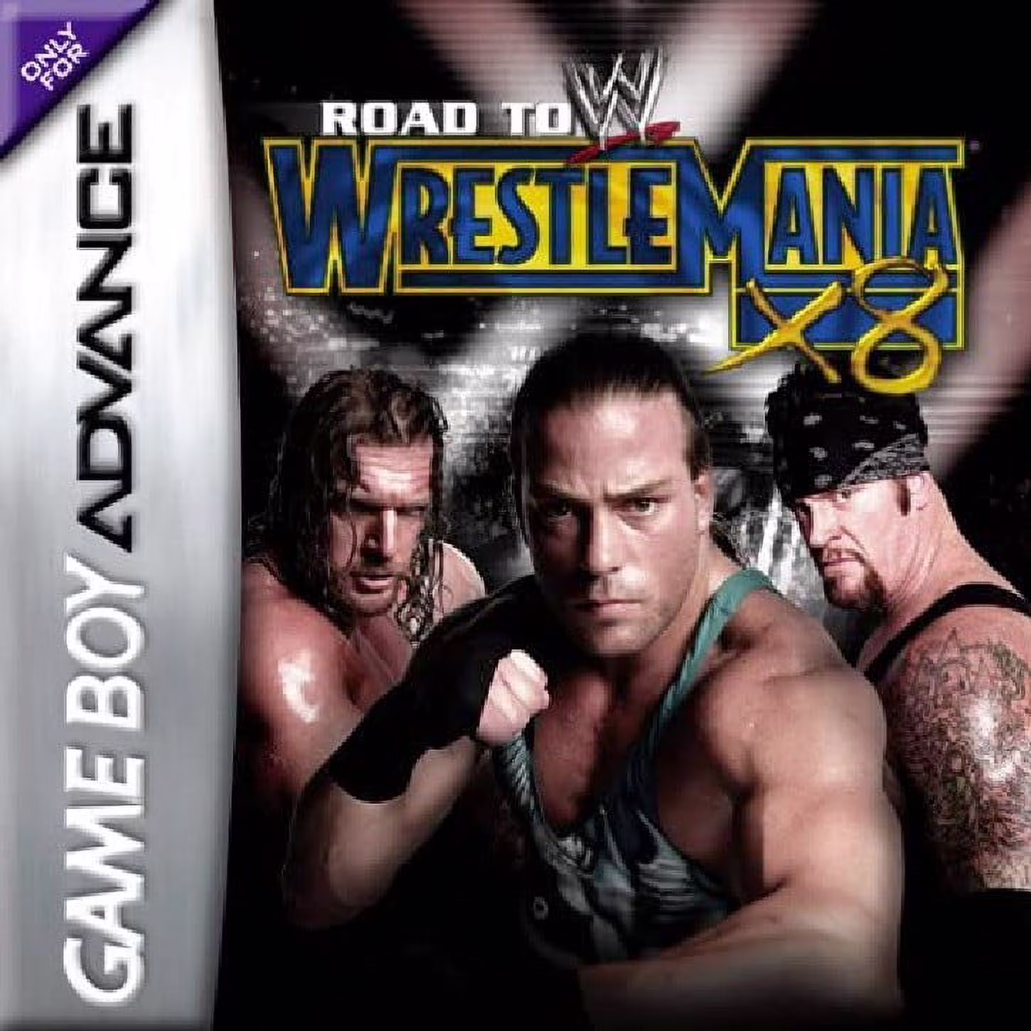 Restored WWE Road to WrestleMania X8 (Nintendo GameBoy Advance, 2004) Wrestling Game (Refurbished)