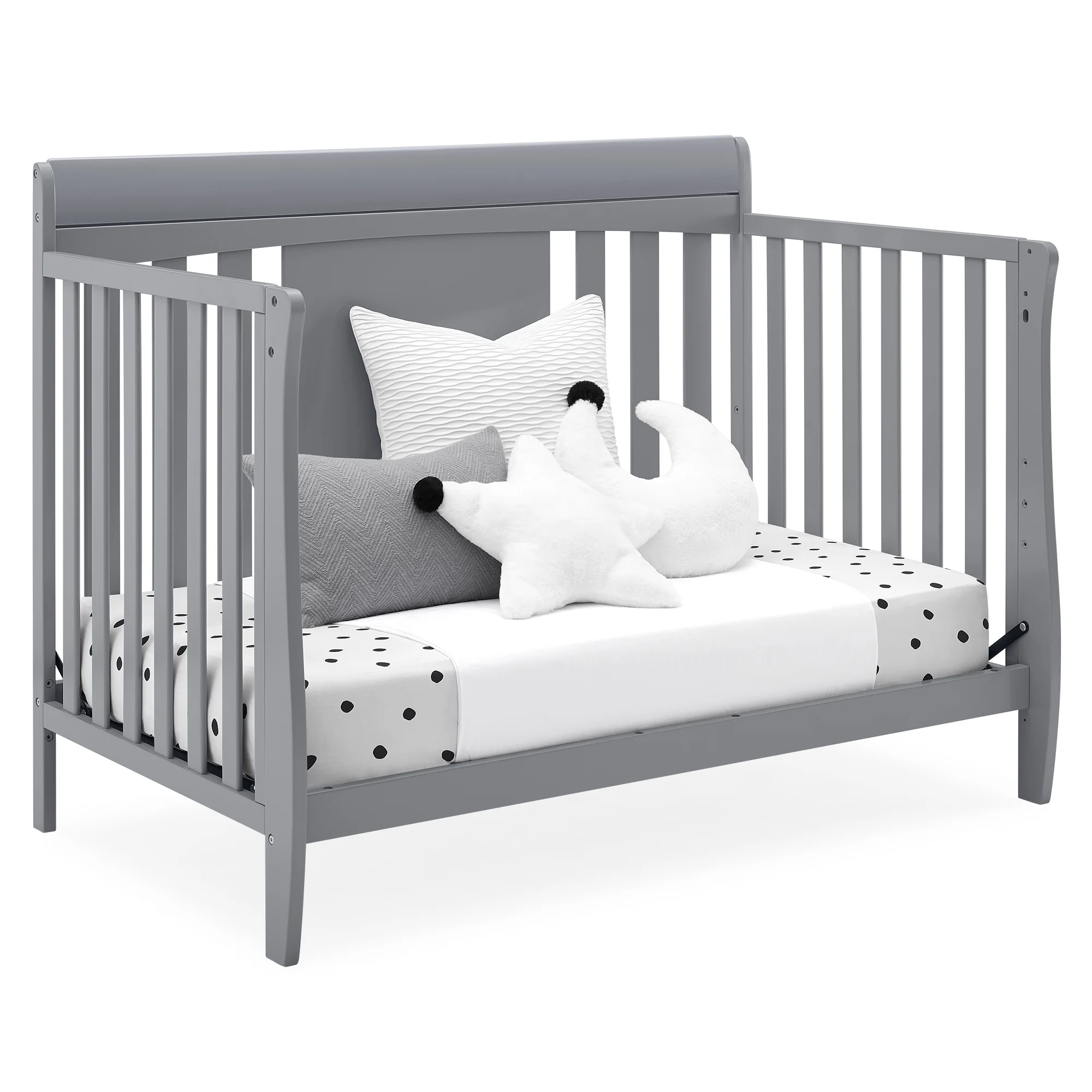Delta Children Richmond 6-in-1 Convertible Baby Crib, Grey