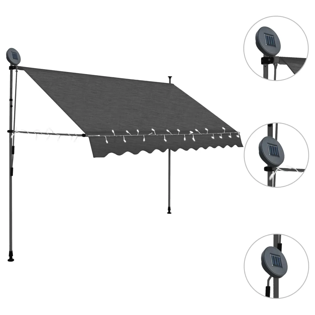 Suzicca Manual Retractable Awning with 118.1