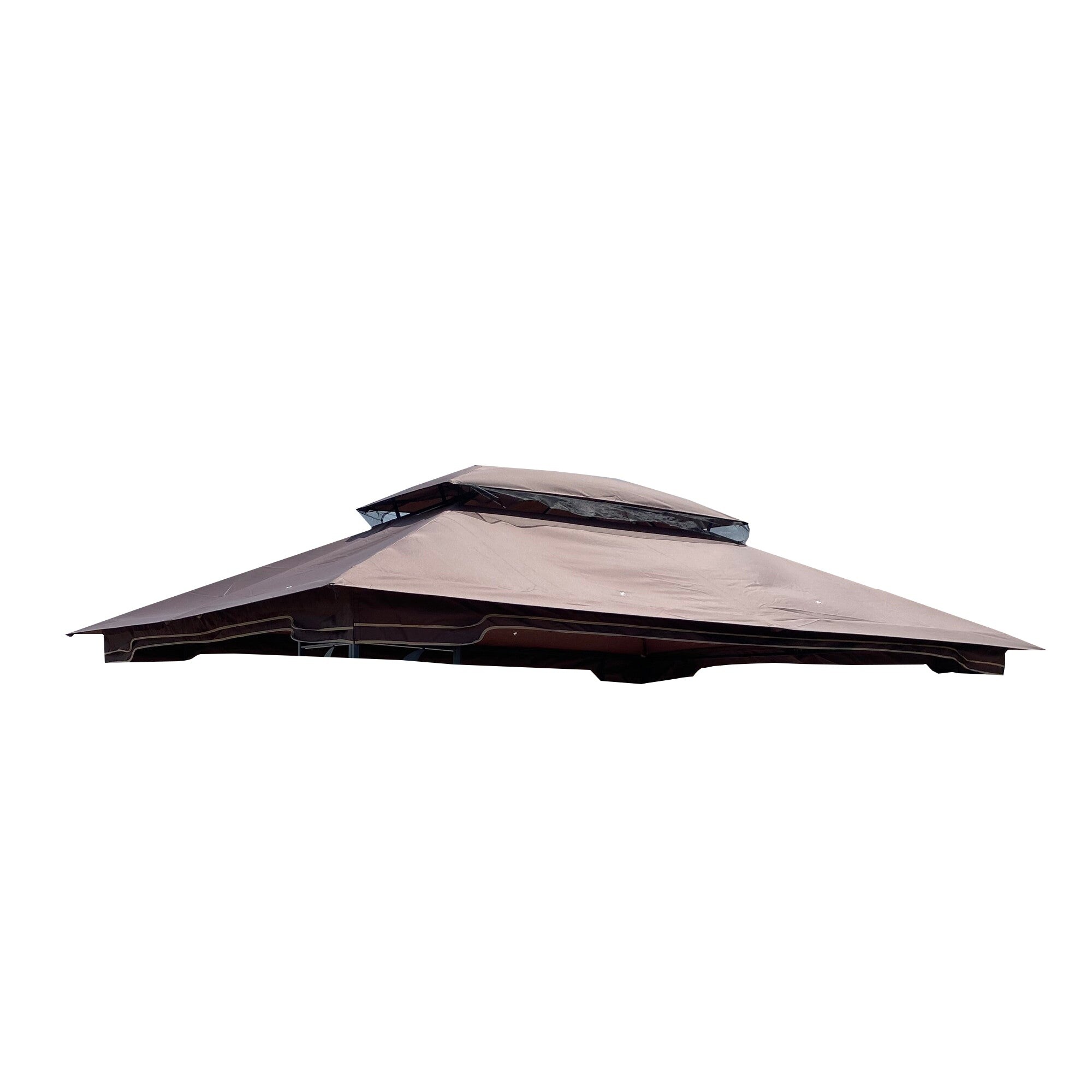 13' X 10 ' Patio Gazebo Double Tiered Replacement Polyester Canopy Top