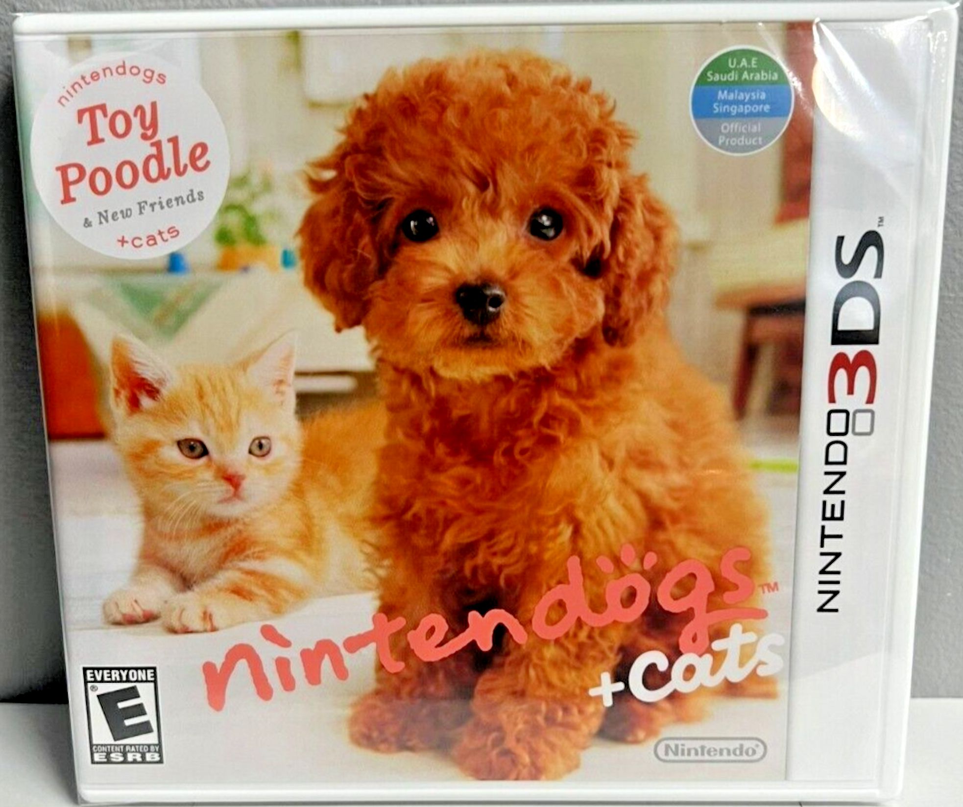 Brand New Game (Pet Simulation) Nintendogs + Cats: Toy Poodle & New Friends 3DS