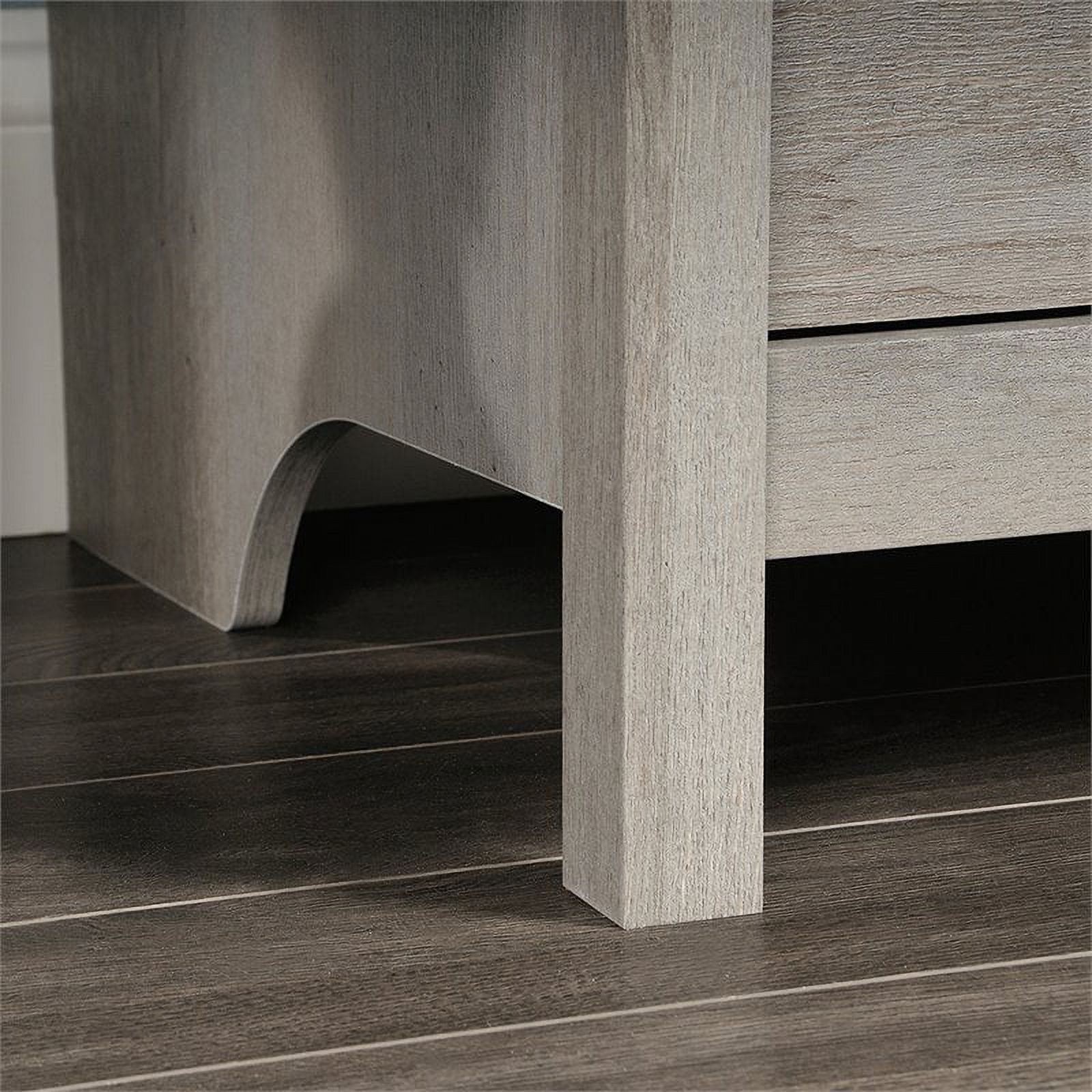 Pemberly Row 1-Drawer and 1-Shelf Engineered Wood Armoire in Oak