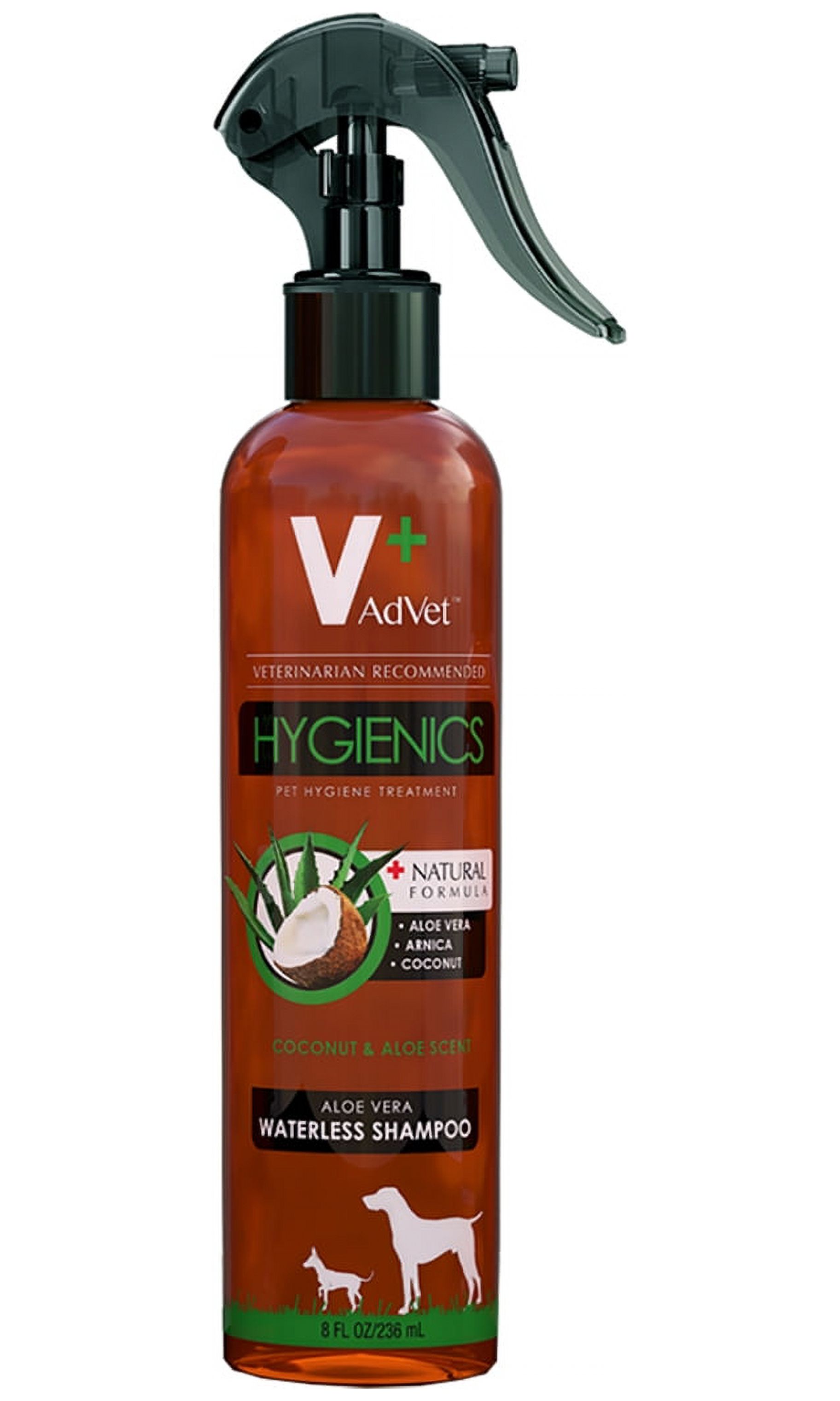 AdVet Hygienics Waterless Aloe Shampoo, 8 oz