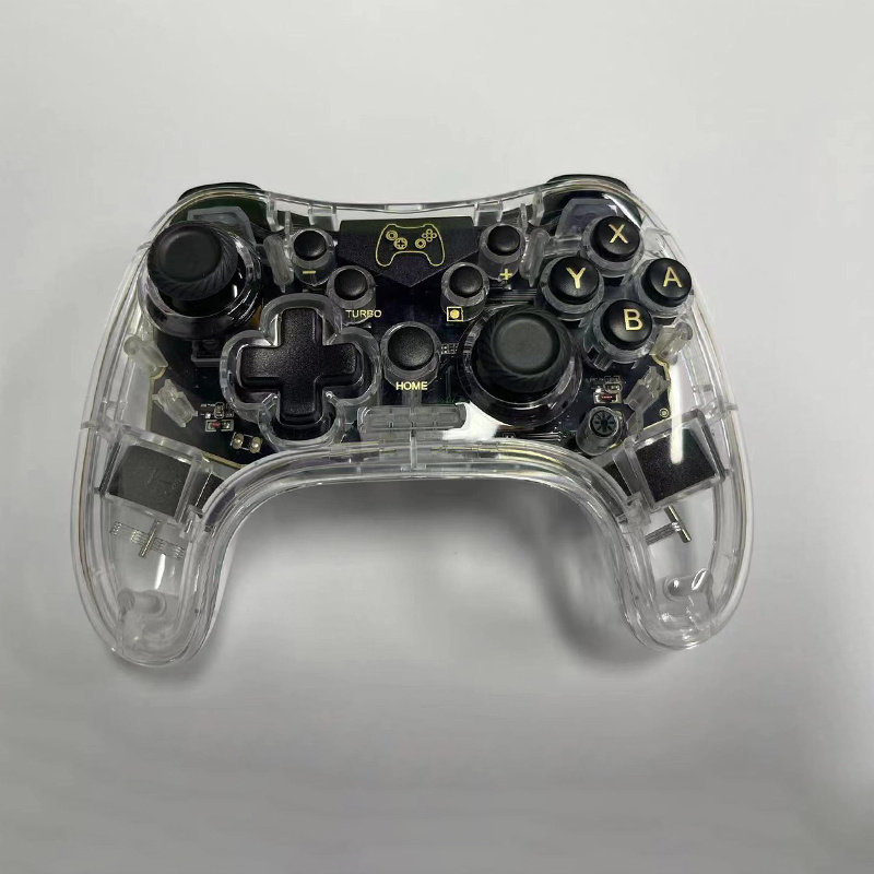 Wireless Gaming Controller For Nintend Switch/Lite/OLED Console With RGB Light Pro Gamepad For IOS Mobile LED Joysticks For PC