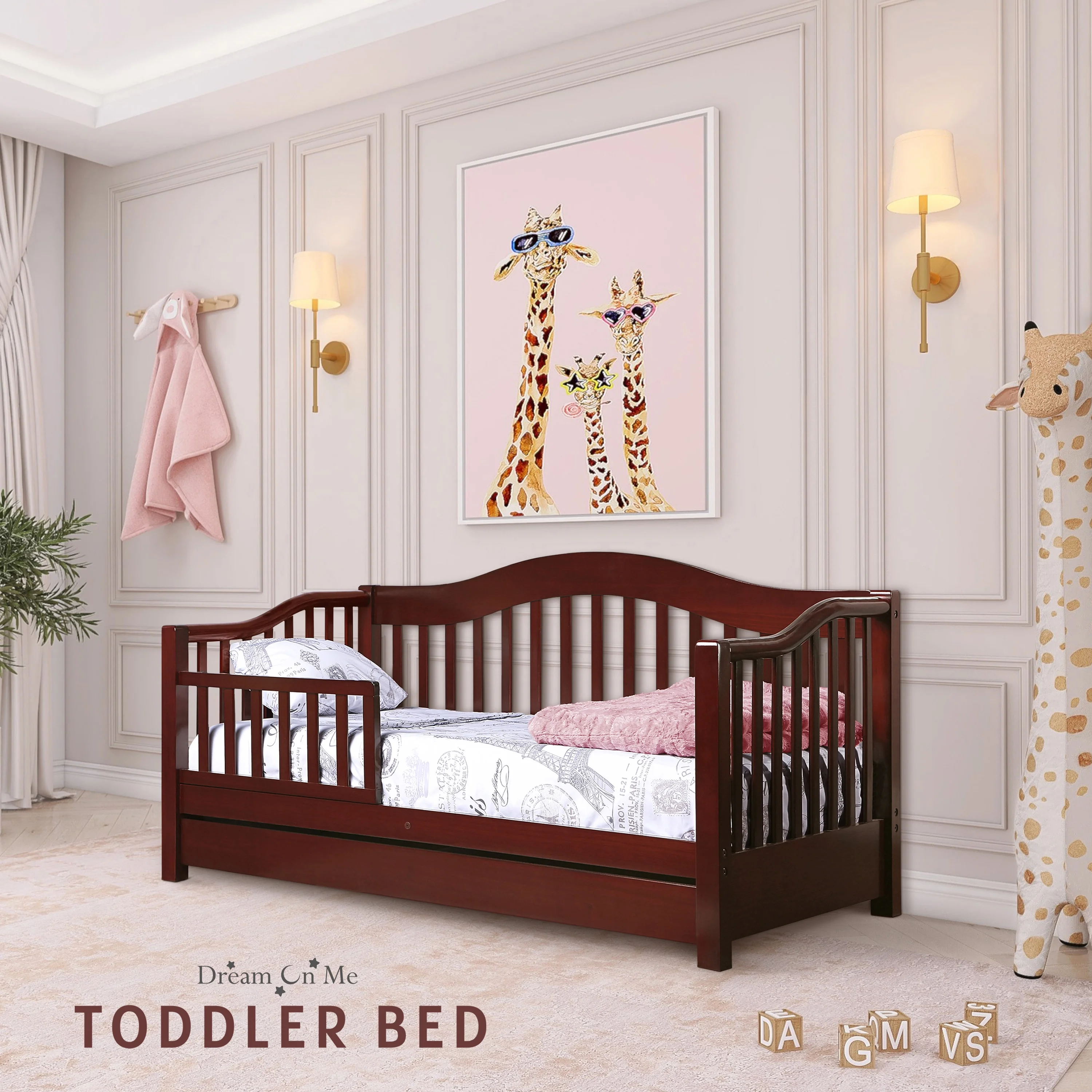 Dream on Me Toddler Day Bed, Cherry