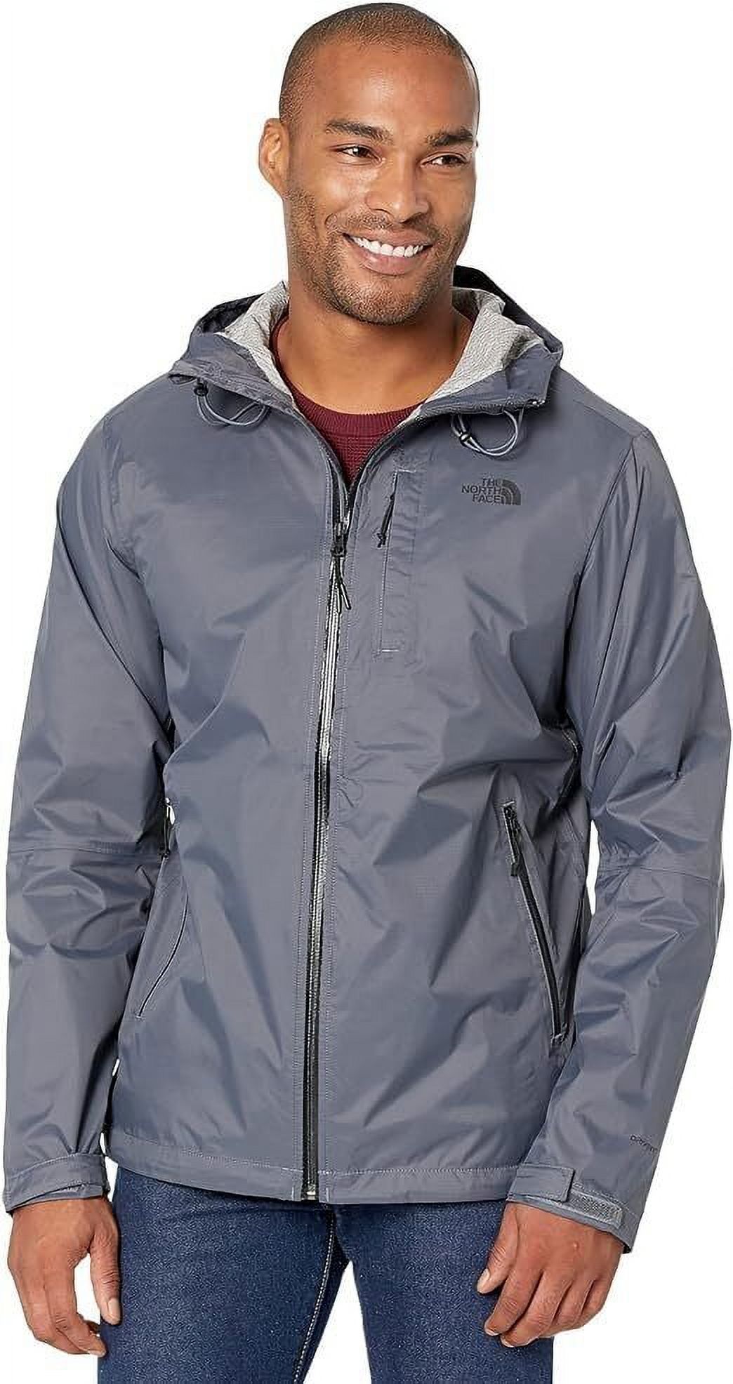The North Face NF0A7QAW174 Men's Vanadis Grey Alta Vista Rain Jacket DTF307 (Regular,XL)