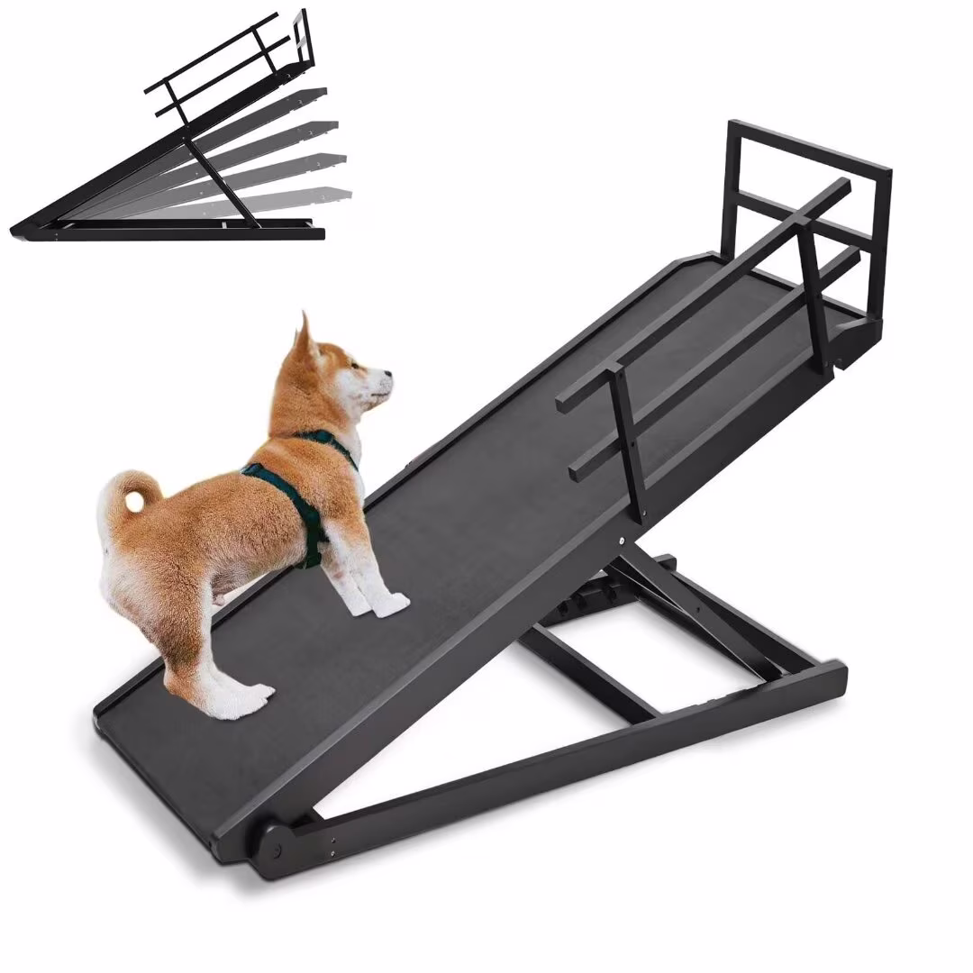 Docred Dog Ramp,6 Level Adjustable Folding Pet Ramp for Bed, Couch,SUV - High Traction Portable Paw Ramps,Great for Small & Large Old Dogs & Cats, Supports up to 250 lbs, 47