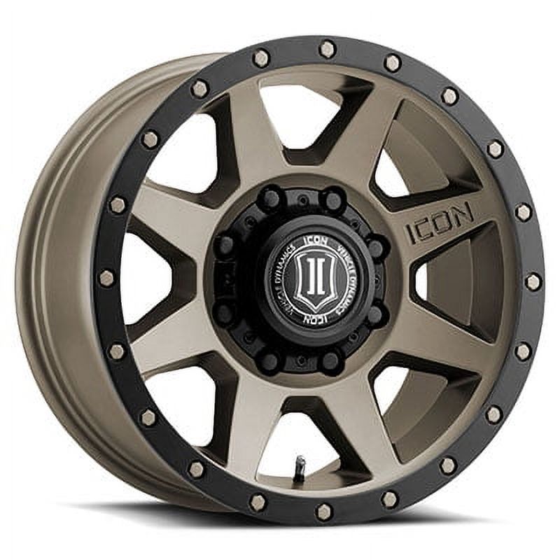 Icon Alloys Rebound HD Wheel, 18x9 with 8 on 170 Bolt Pattern - Bronze - 1818908152BR Fits select: 1999-2023 FORD F250, 1999-2023 FORD F350