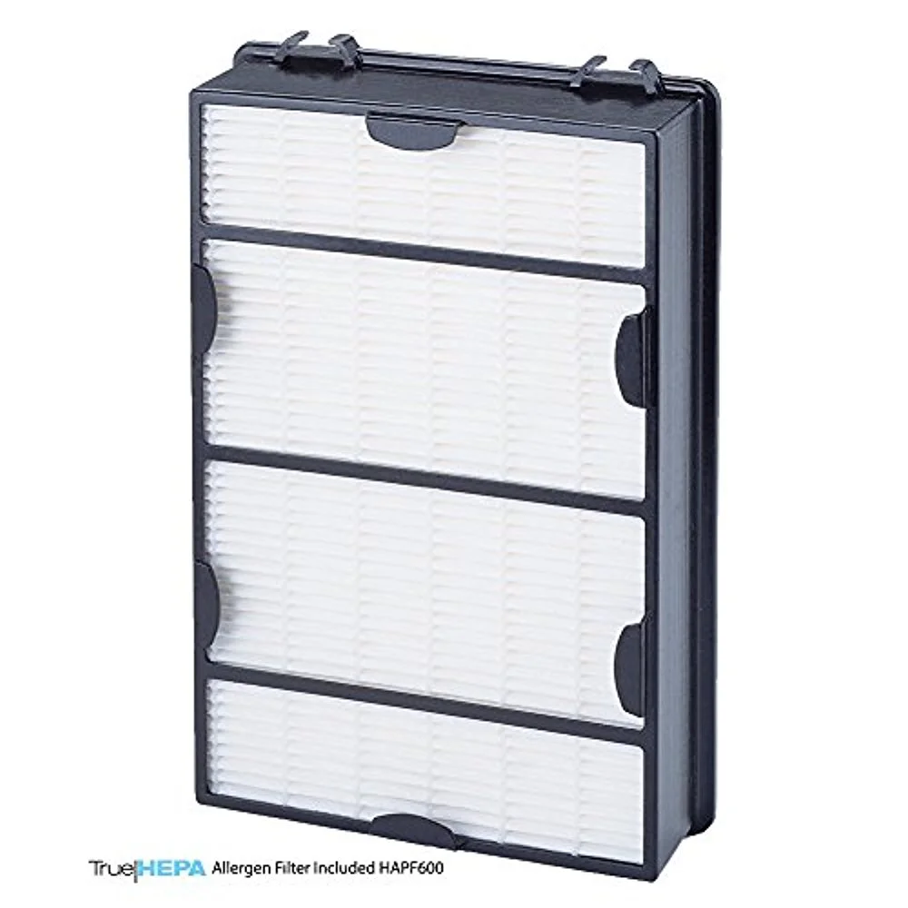 Holmes kzdkc Large Room 4-Speed True HEPA Air Purifier, Medium, Black