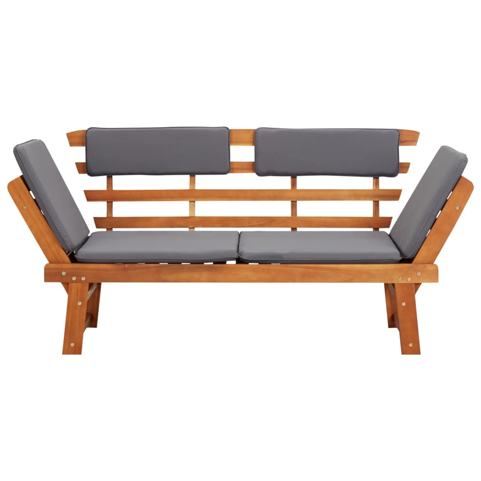 2-in-1 Garden Daybed with Cushion 74.8