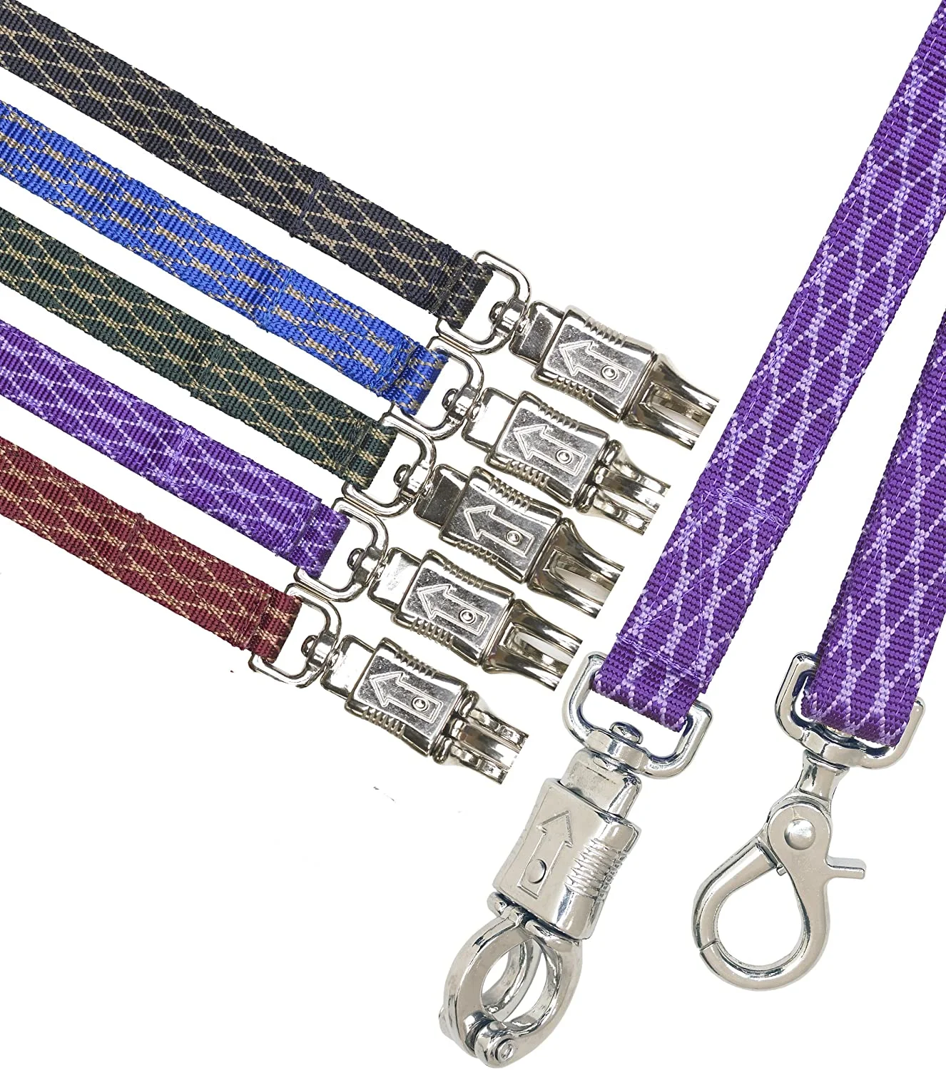 Equiessen Spyderweb Adj Trailer Tie (Blue)