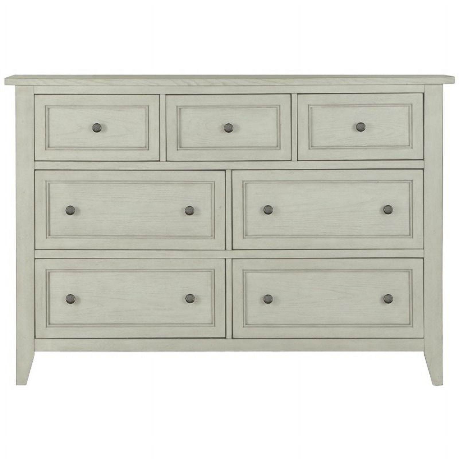 Beaumont Lane 7 Drawer Dresser in Weathered White