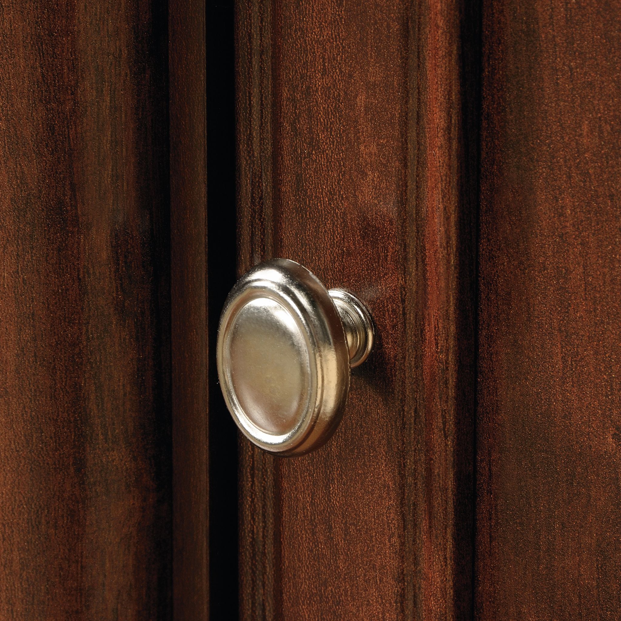 Sauder Palladia Computer Desk And Hutch, Select Cherry Finish