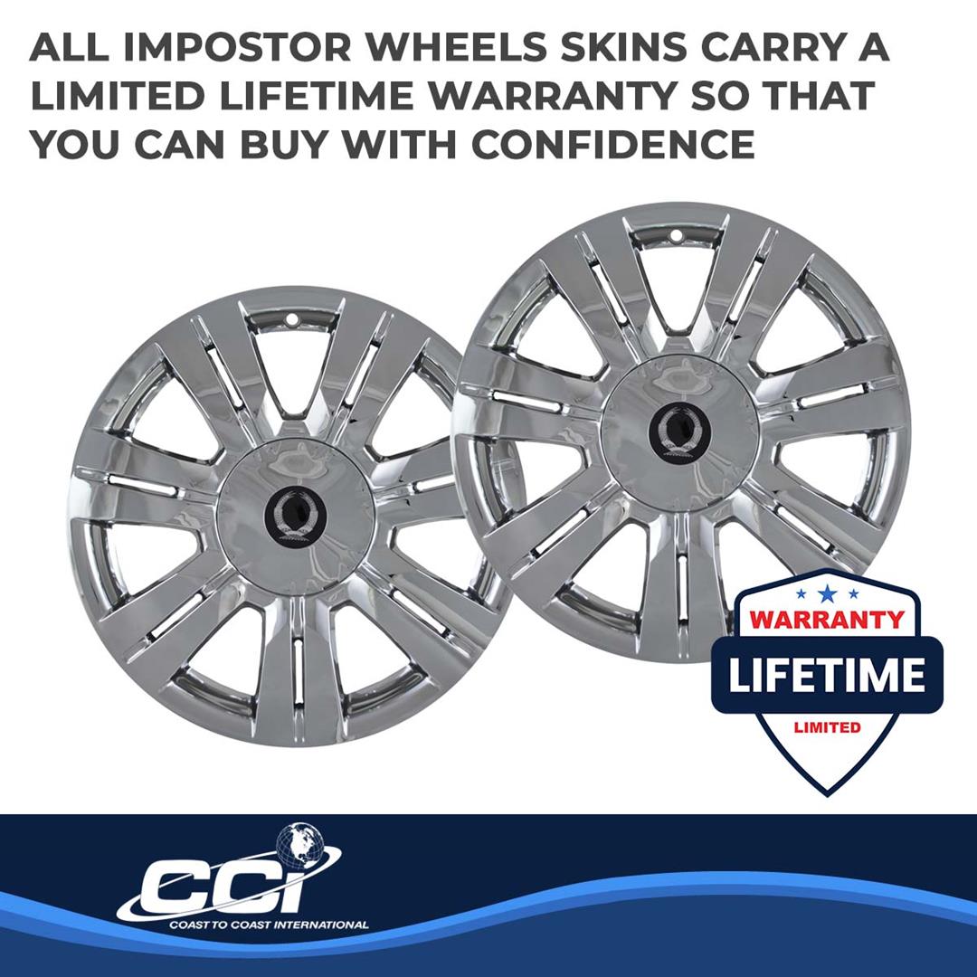 Coast To Coast IWCIMP357X 7 Double Spoke Chrome Plated 18