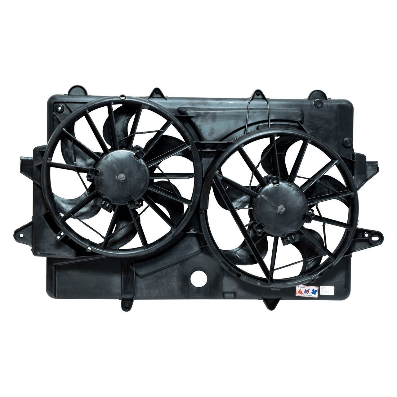 Dual Radiator and Condenser Fan Assembly -- Radiator-Condenser Fan Assy Fits select: 2006 FORD ESCAPE XLT, 2007 FORD ESCAPE XLS