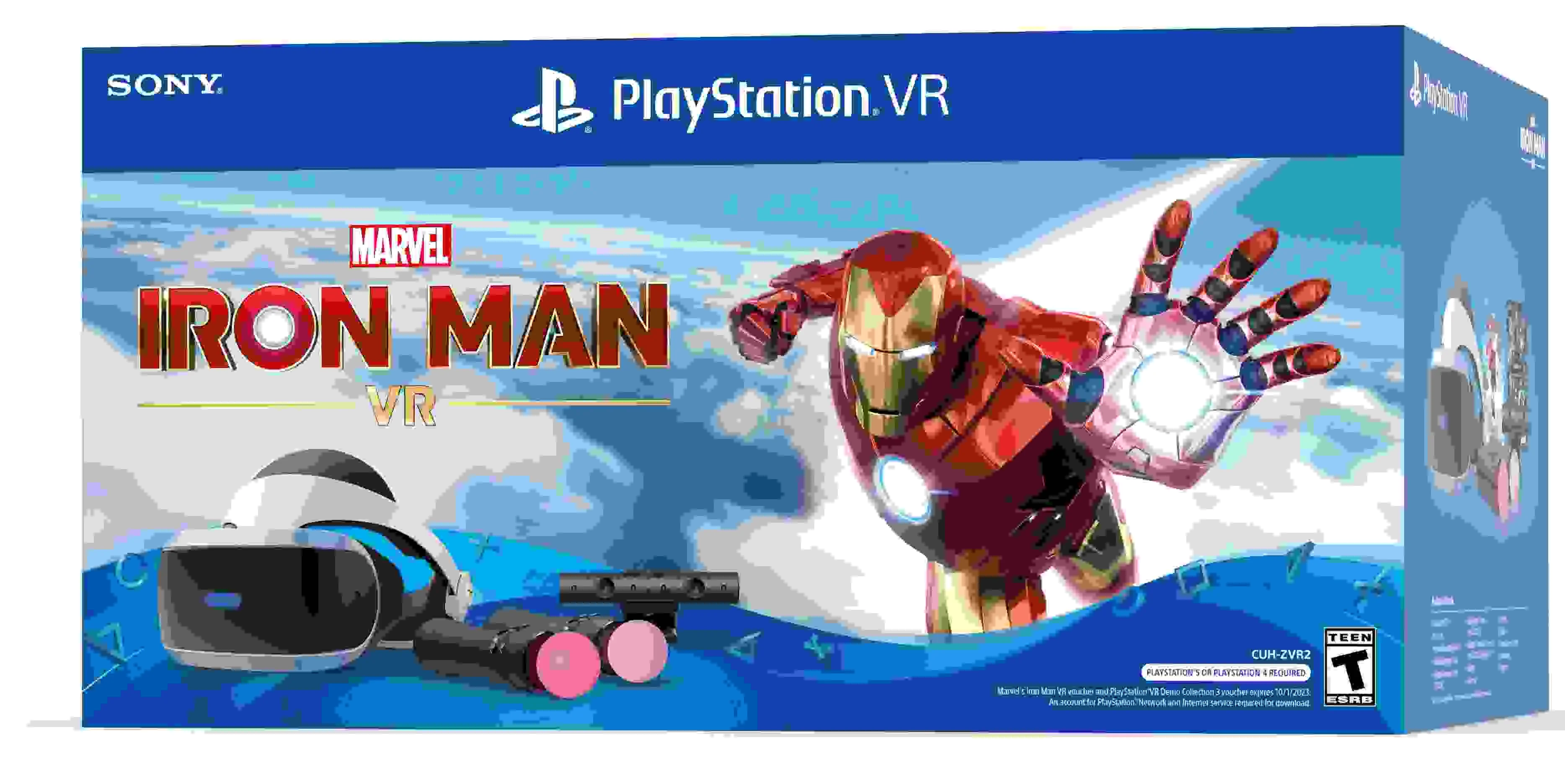 Playstation VR Headset with Marvel's Iron Man VR Mega Bundle