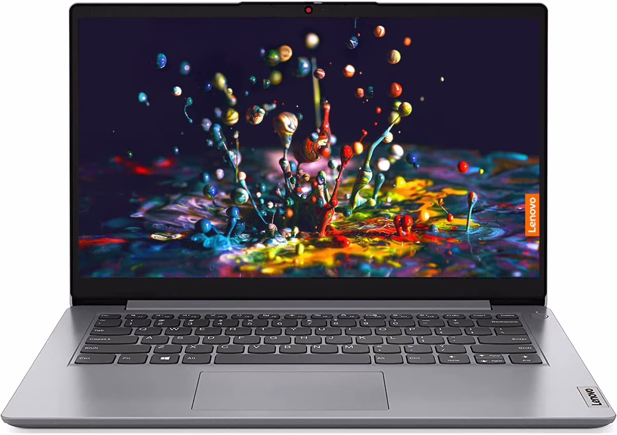 Newest Lenovo Ideapad 1i Laptop, 14 Inch HD Display, 6 Cores Intel Core i3-1215U, 8GB RAM, 512GB SSD, Intel UHD Graphics, WiFi, Bluetooth, Fingerprint Reader, Windows 11 Home in S Mode, Cefesfy