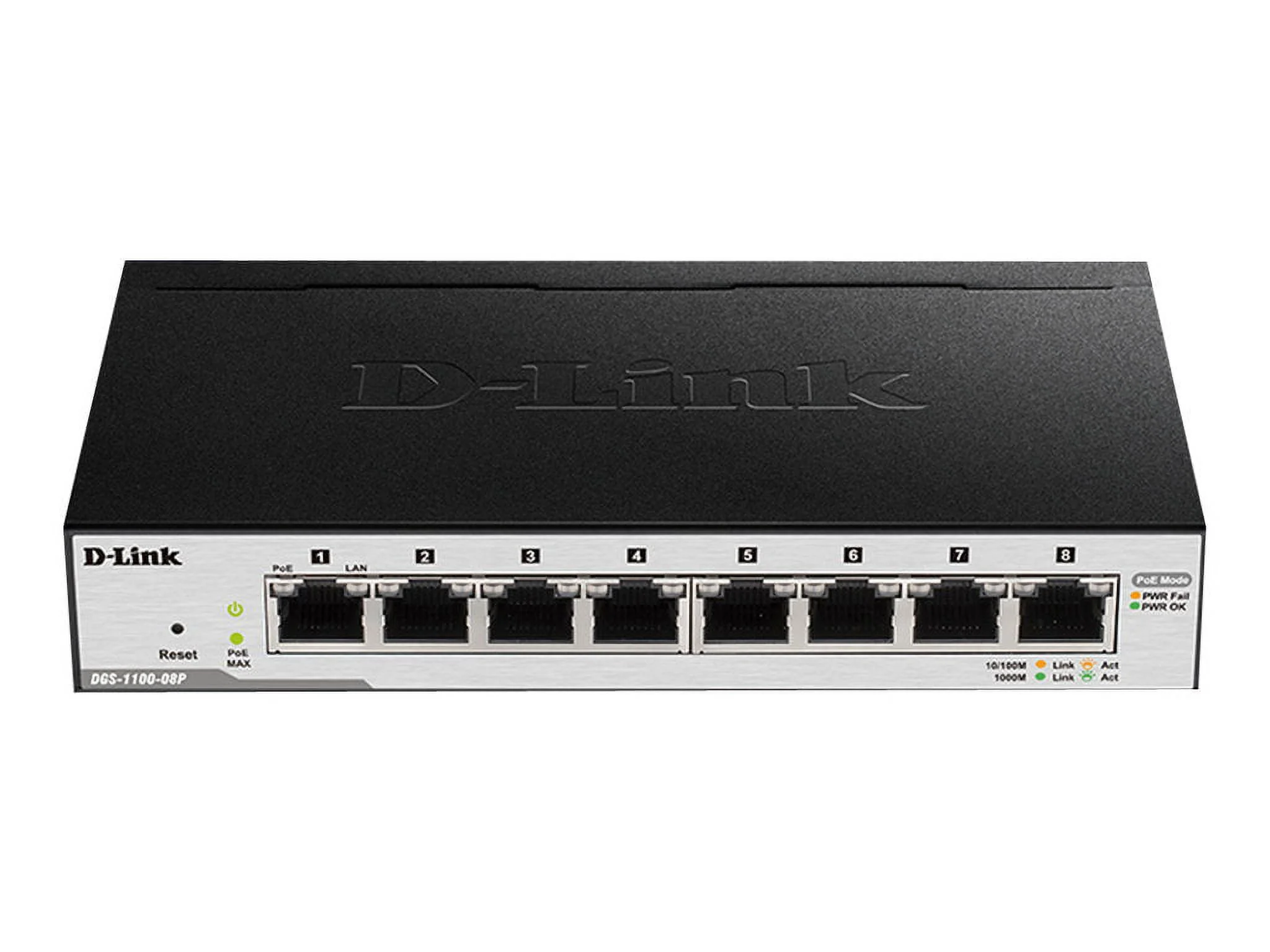 D-Link 8-Port Gigabit PoE Smart Managed Switch