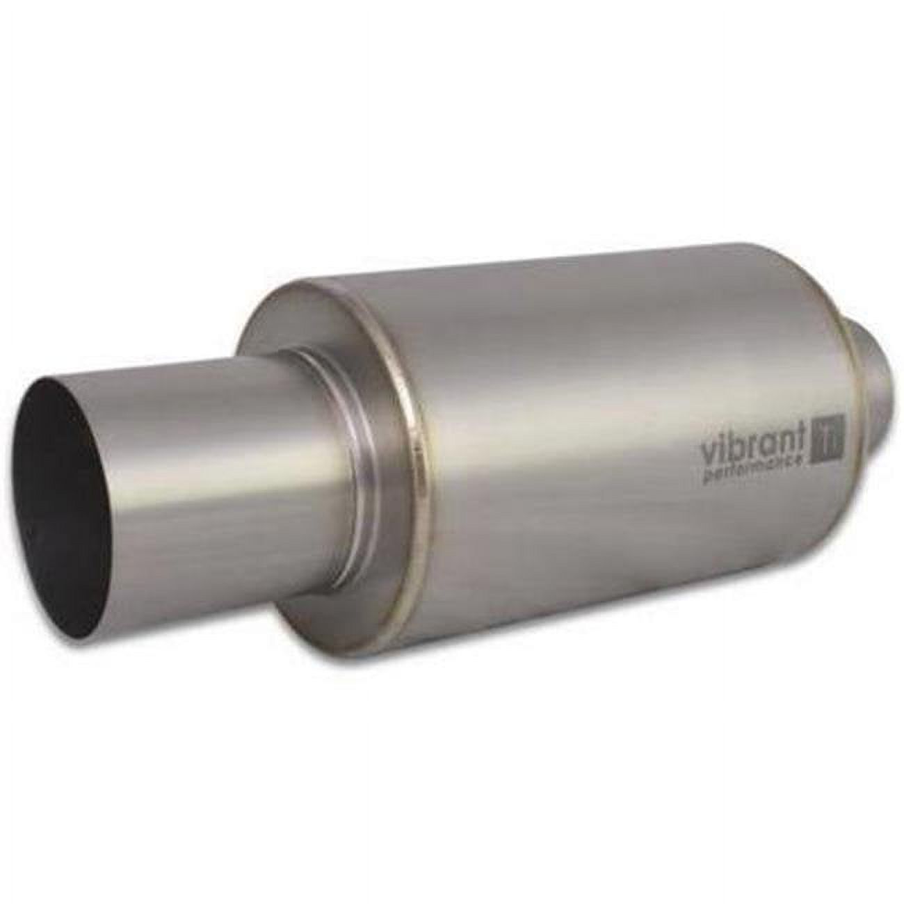 17563 3 in. Titanium Universal Muffler - Raw