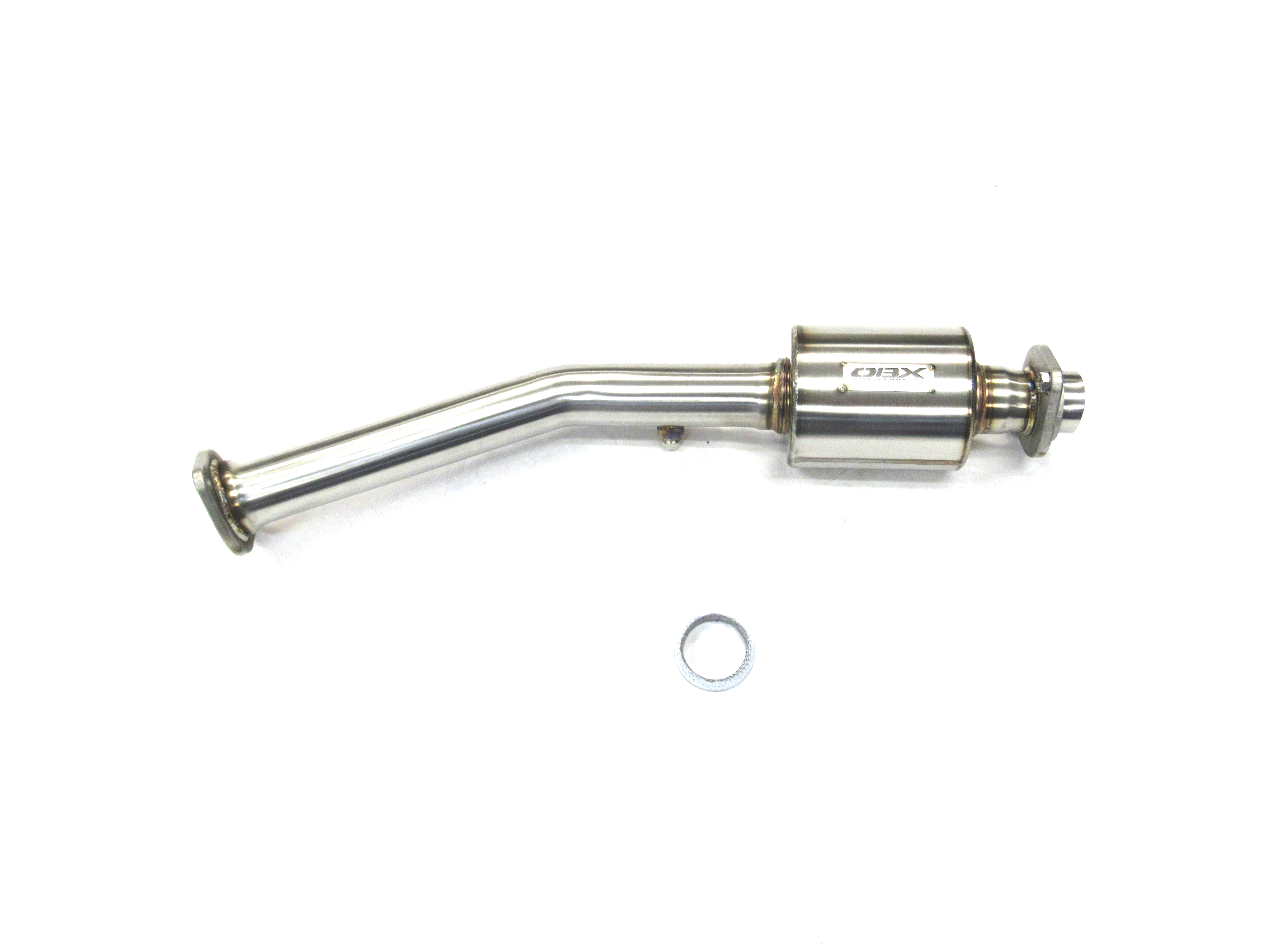 Stainless Resonator Fitment For 11 thru 17 Nissan Juke 1.6L By OBX-RS