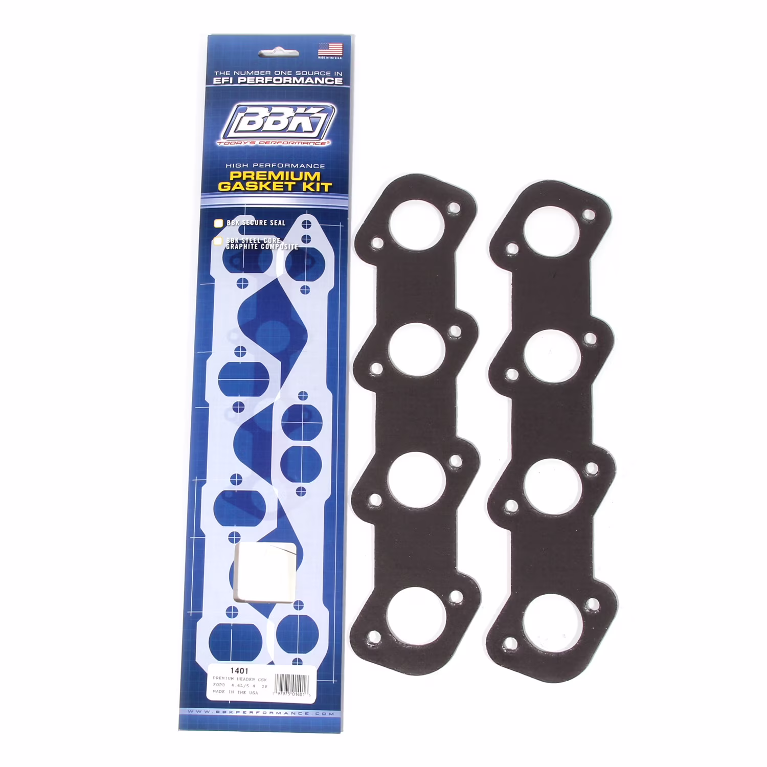 BBK Ford 4.6 5.4 2V Exhaust Header Gasket Set Fits select: 1997-2003 FORD F150, 2004 FORD F150 SUPERCREW
