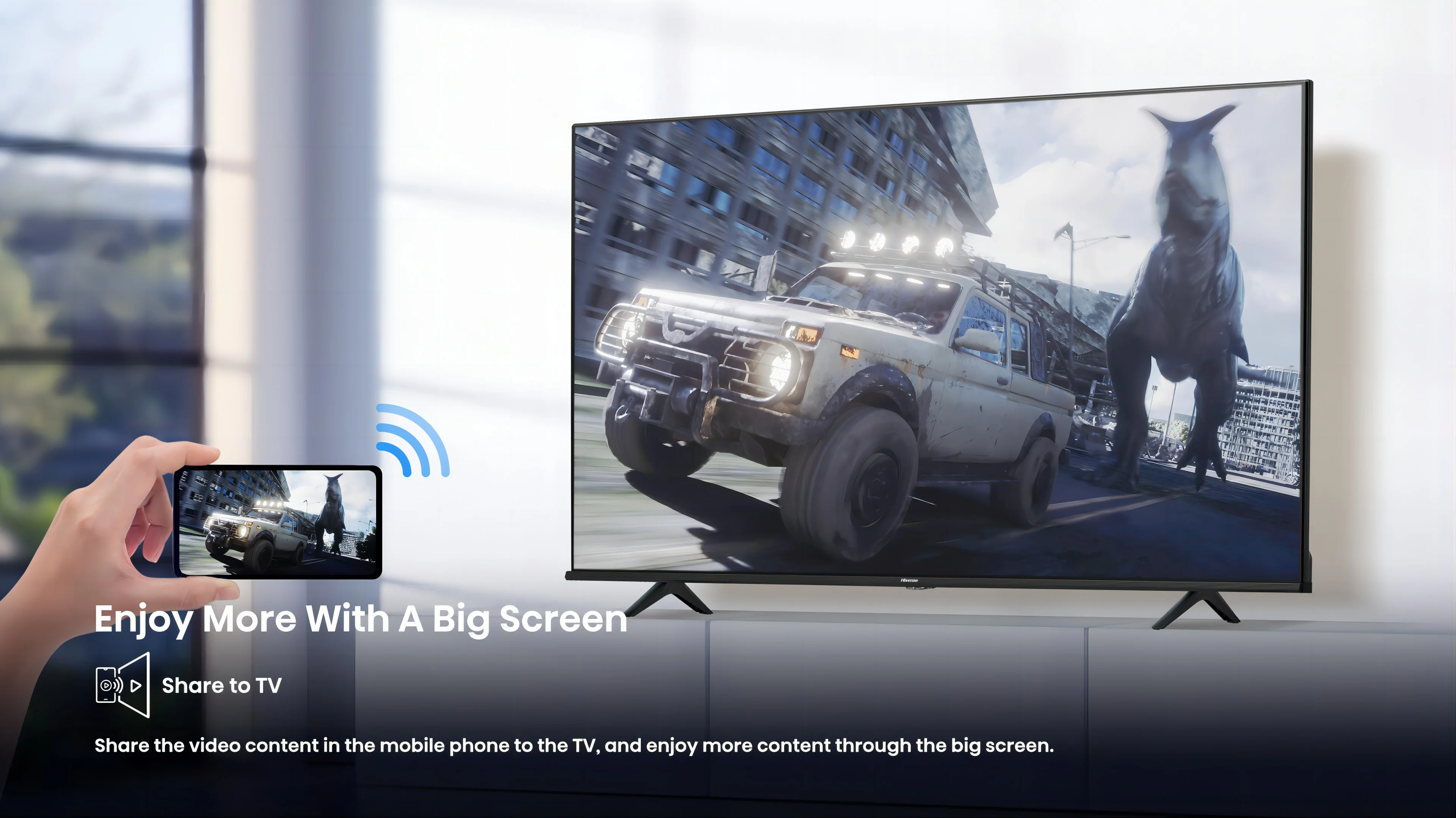 Hisense 55-Inch Class A6 Series Dolby Vision HDR 4K UHD Google Smart TV (55A6H)