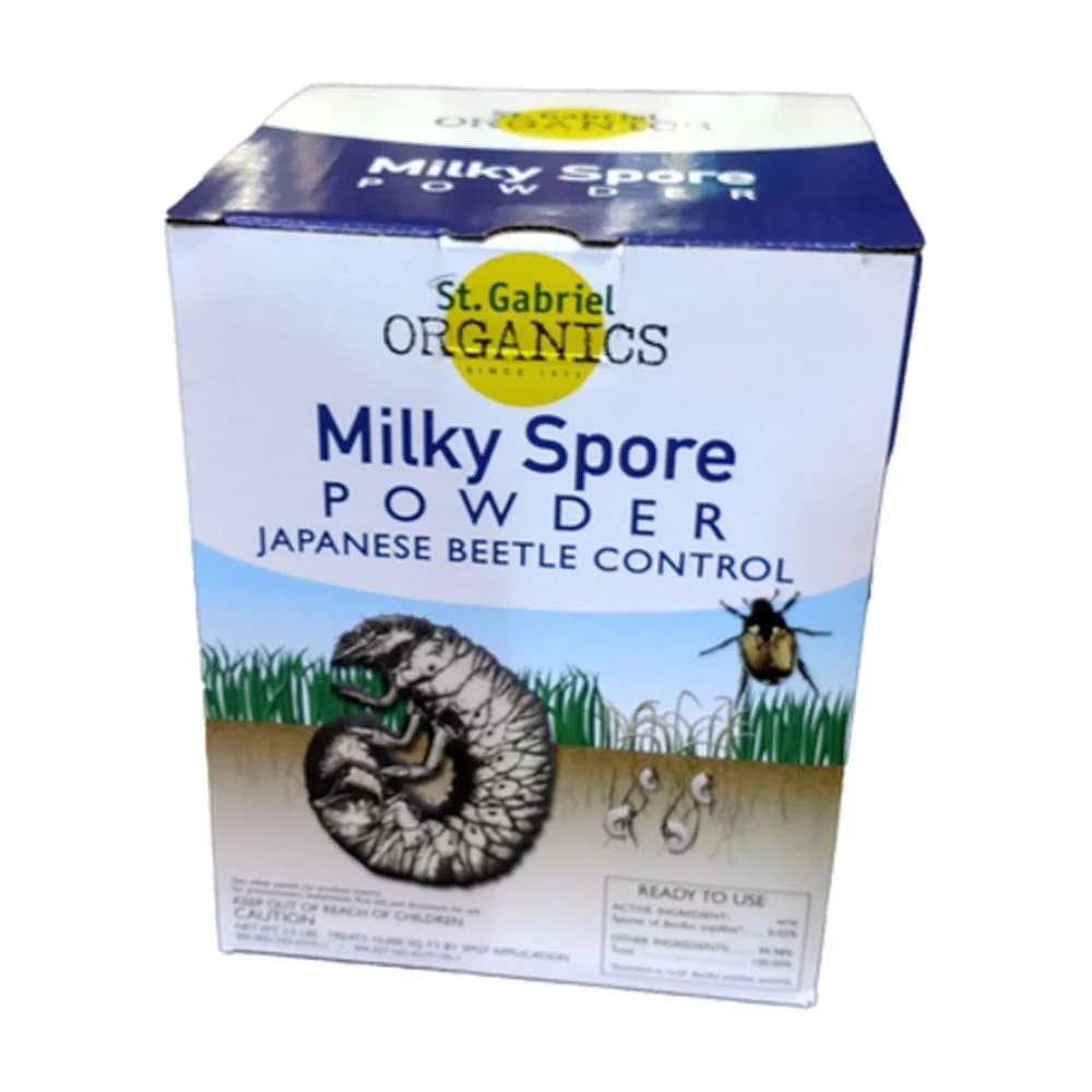 St. Gabriel Organics Milky Spore Powder Japanese Beetle Grub Control, 40 Oz