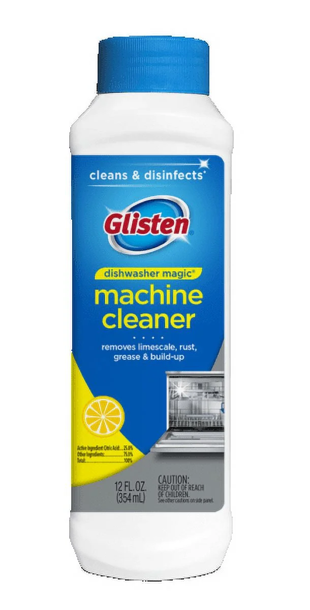 Glisten Dishwasher Magic Machine Cleaner & Disinfectant and Cooktop & Kitchen Cleaning Pads