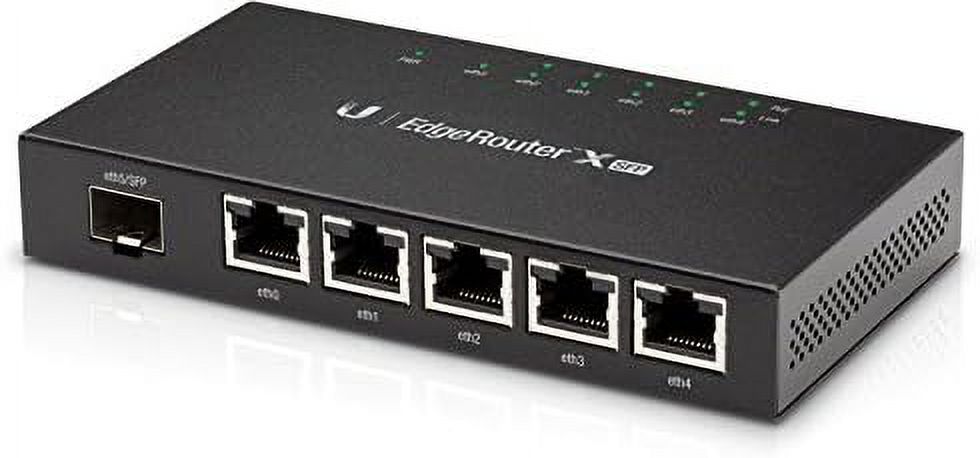 Restored Ubiquiti Edgerouter X SFP - Router - Desktop - Black (ER-X-SFP) (Refurbished)