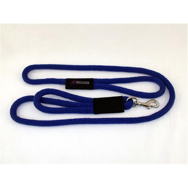 Soft Lines PSS10810ROYALBLUE 2 Handled Sidewalk Safety Dog Snap Leash 0.5 In. Diameter By 10 Ft. - Royal Blue