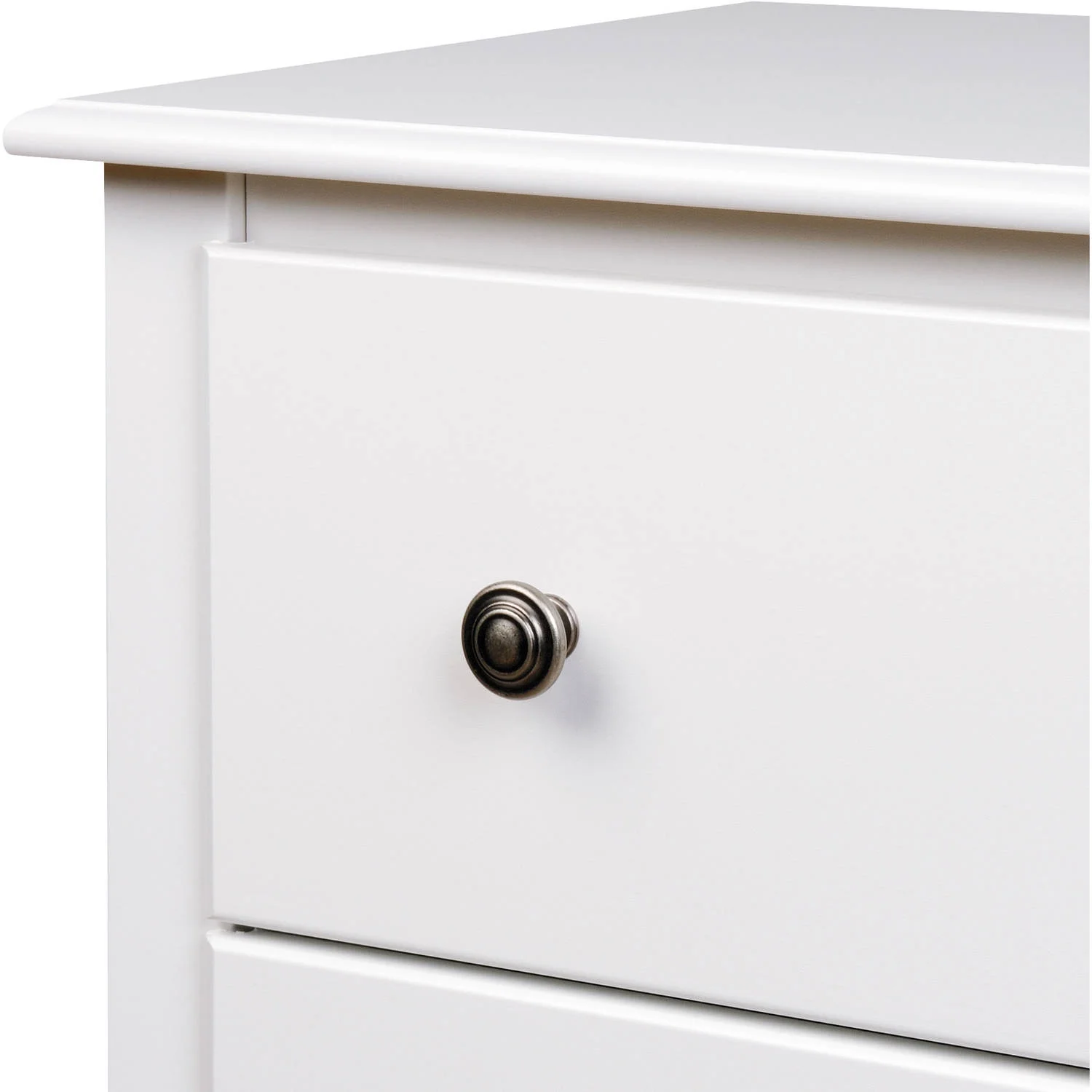 Prepac Monterey 2 Drawer Bedroom Nightstand, White