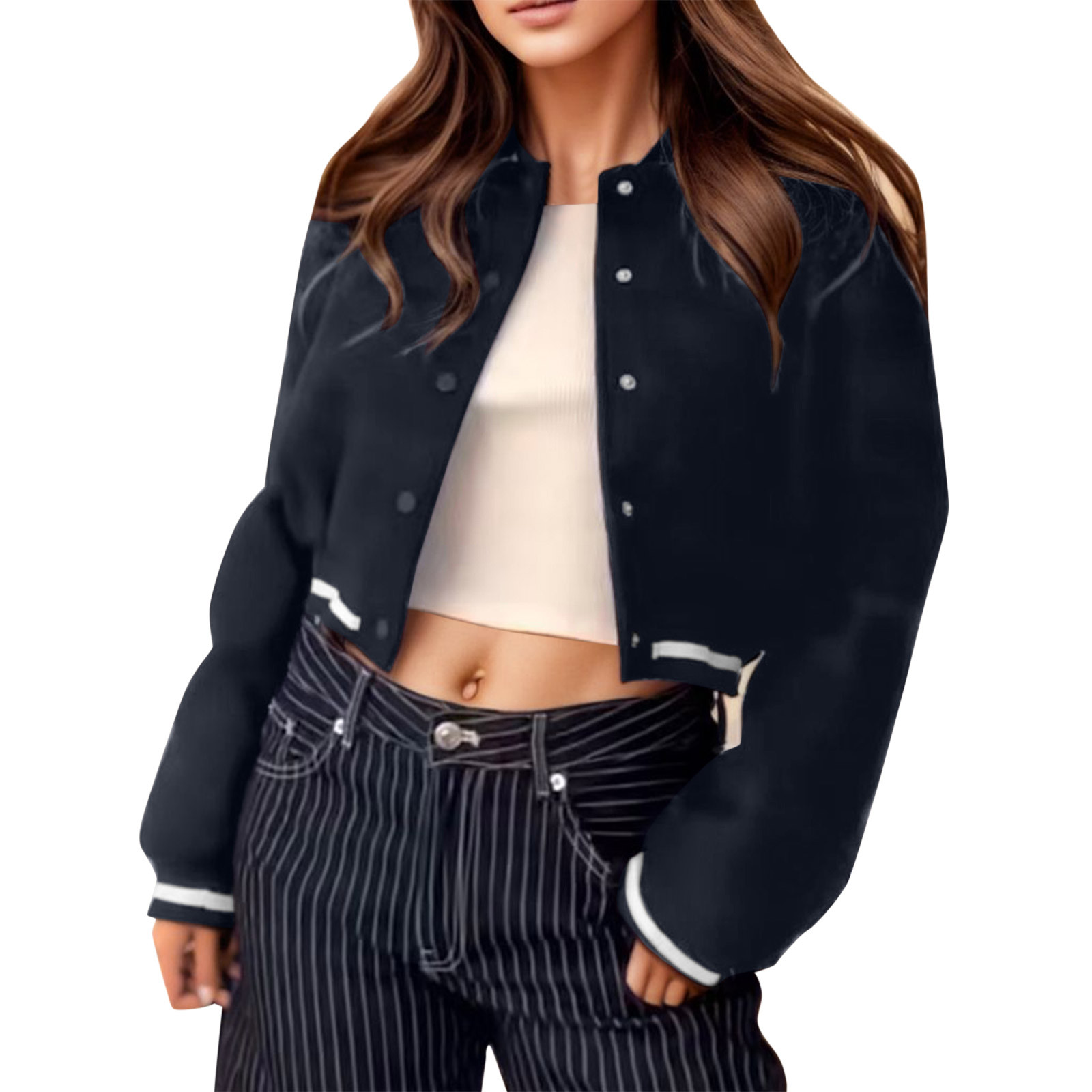 PMUYBHF Rain Jacket for Women Waterproof With Hood Womens Cropped Jacket Button down Windbreaker Jackets Outerwear White Jean Jacket Women Black Blazer for Women