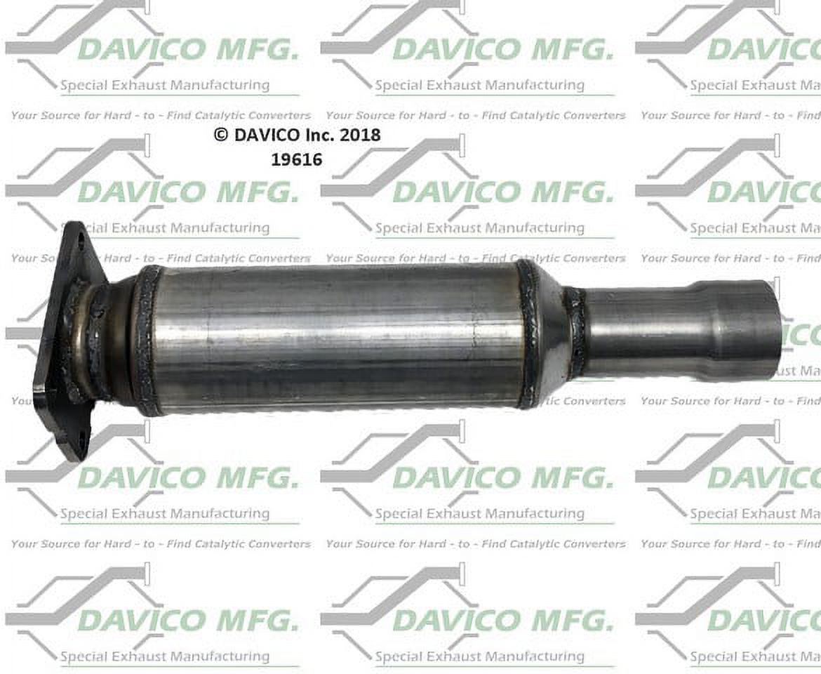 Davico Mfg Catalytic Converter P/N:19616 Fits select: 2006 CADILLAC COMMERCIAL CHASSIS, 2007 CADILLAC DTS