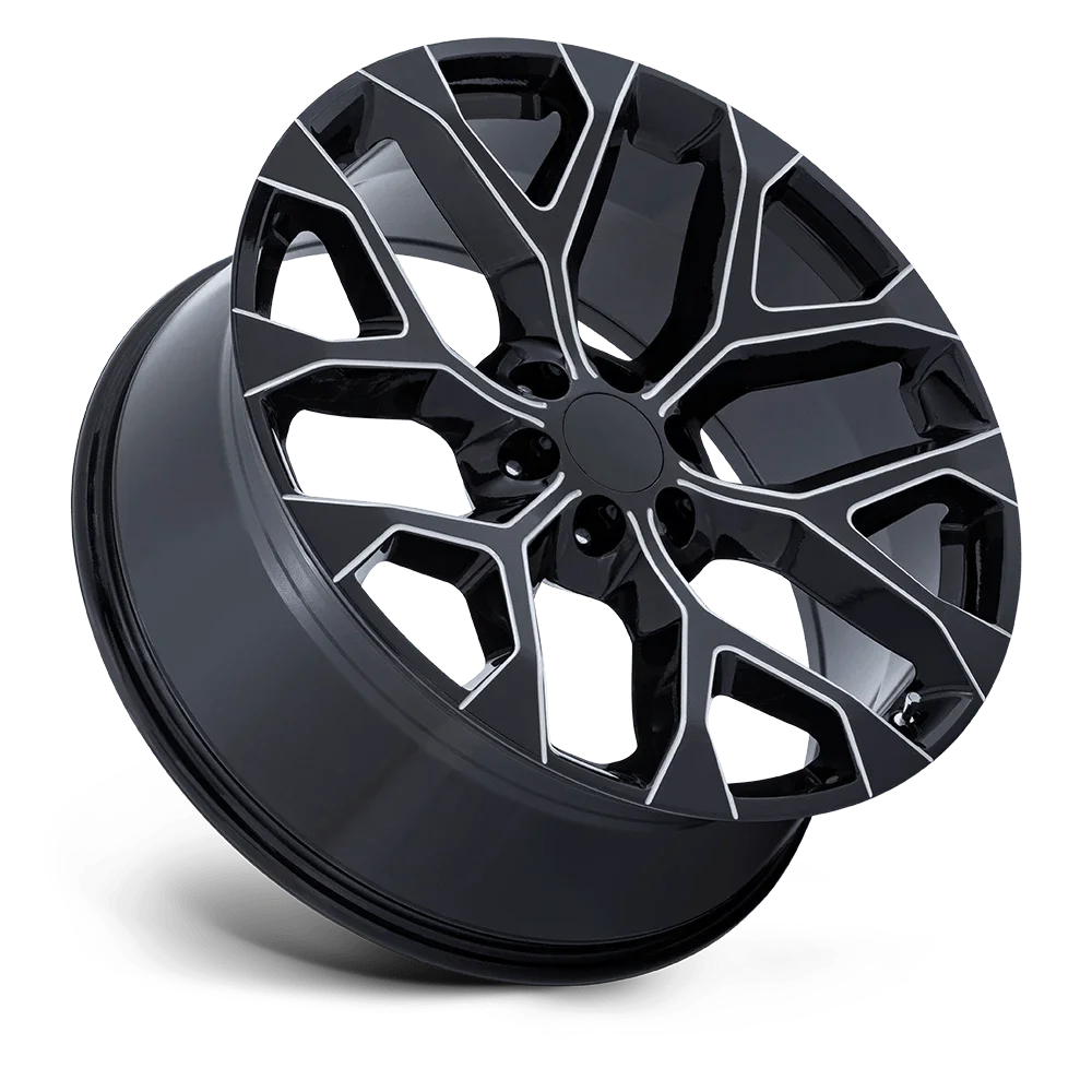 PERFORMANCE REPLICAS PR177 22X9 6X139.7 Offset 24 Gloss Black Milled (Qty of 1)