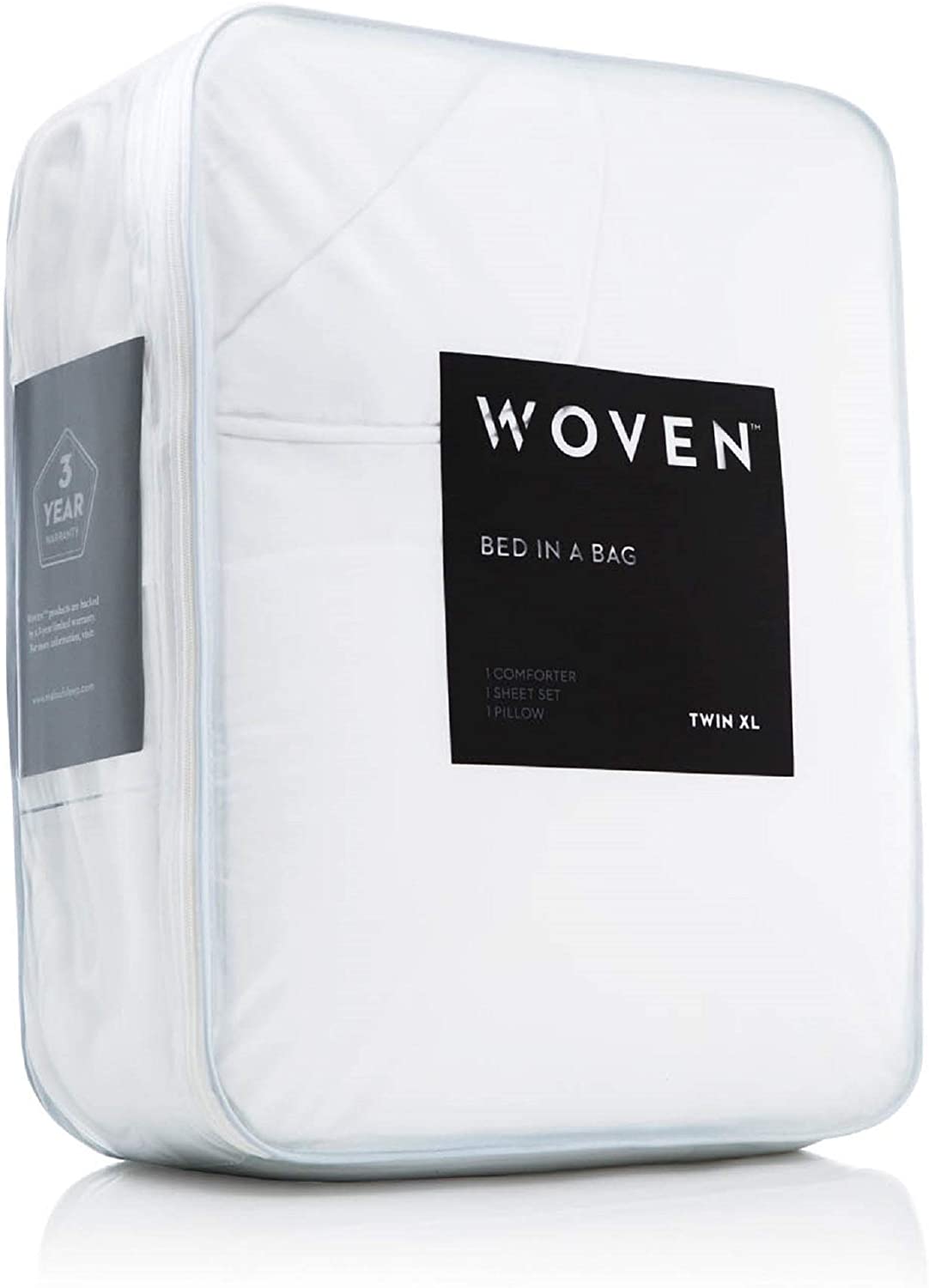 WAGEE Bag Complete Bedding Set-Queen-White