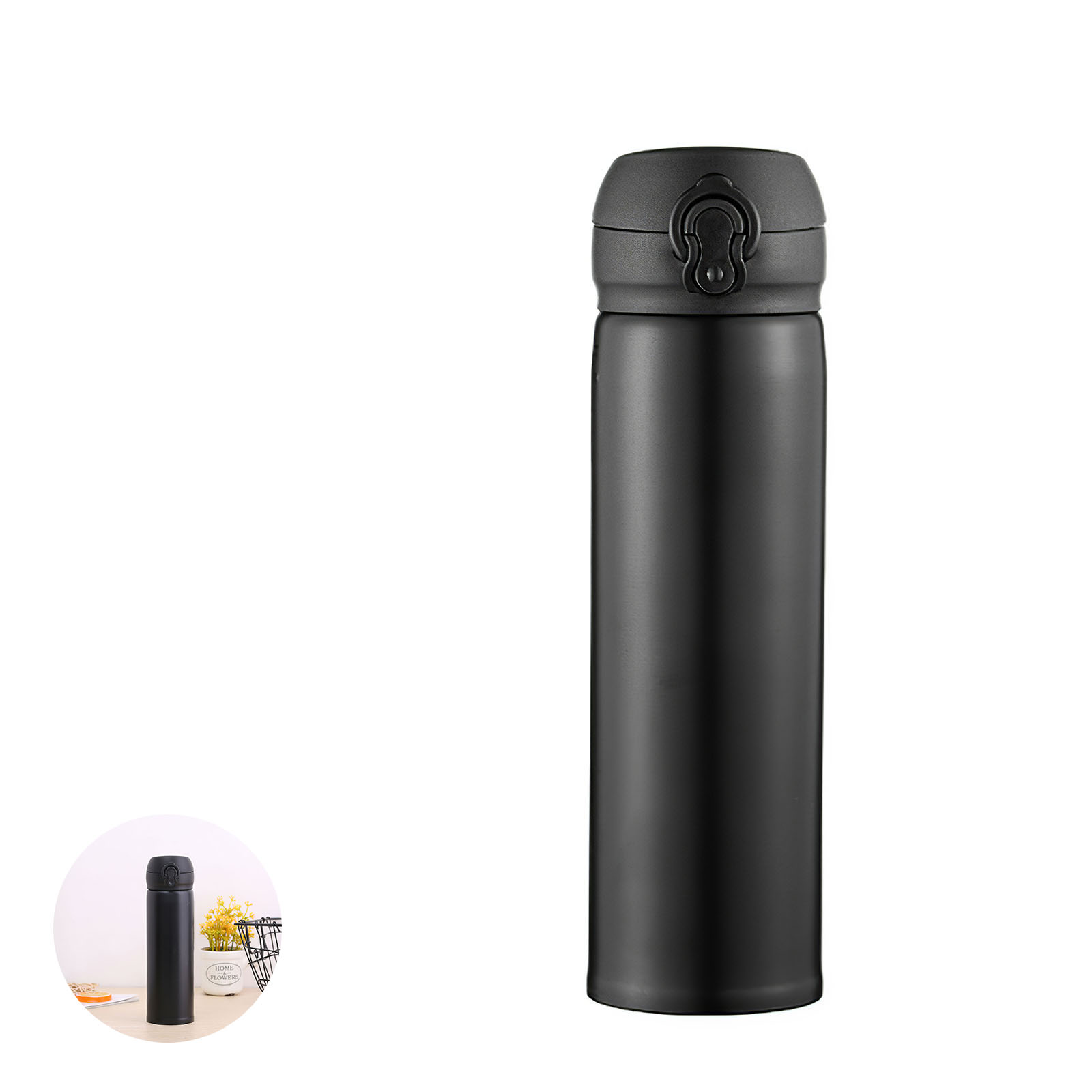 17oz Thermal Bottle Stainless Steel Vacuum Insulated Cup Travel Mug Office Coffee Tea keep Warm Water Bottle Cups