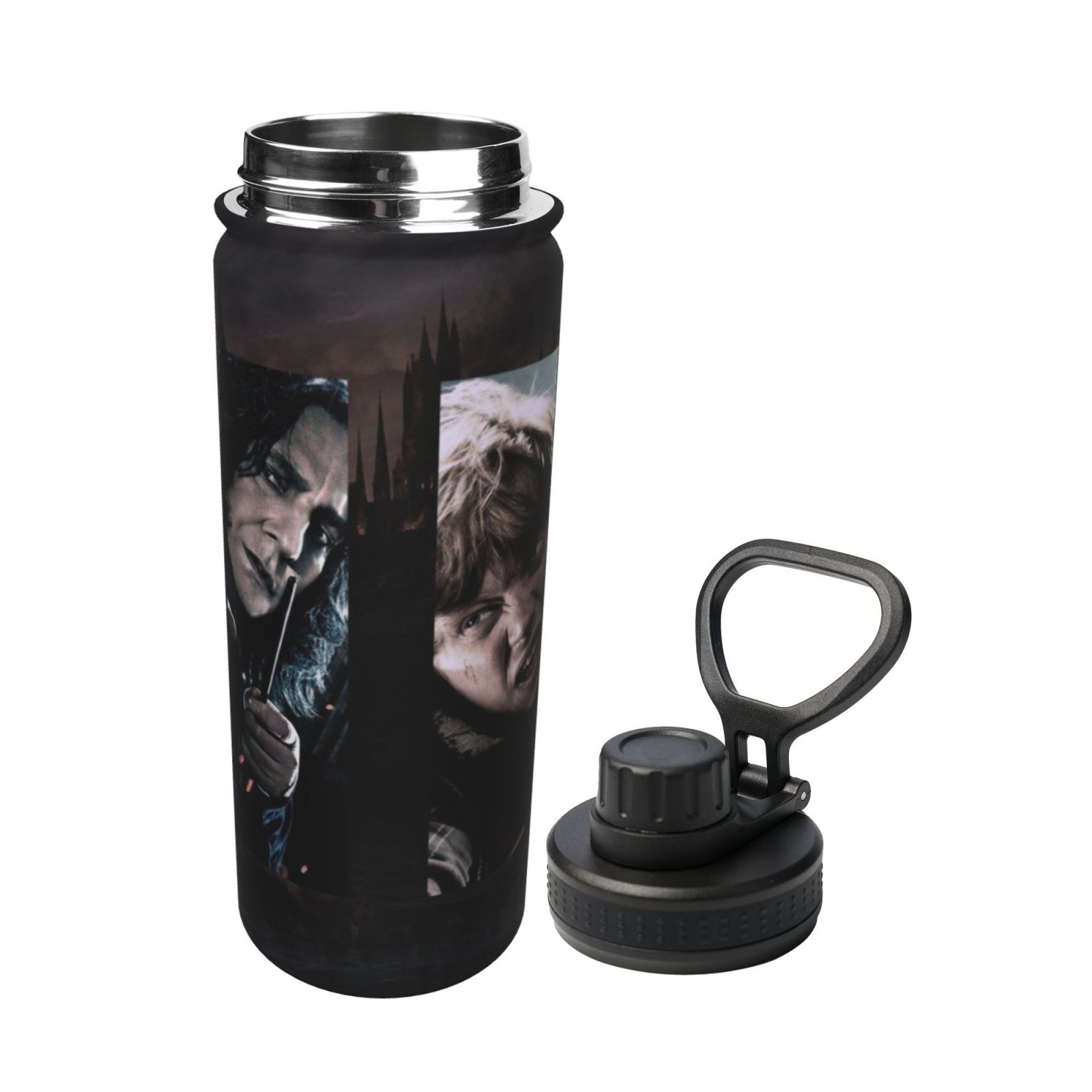 Character Harry Potter Sports Insulated Water Bottles Kettle Stainless Steel Portable Cup18OZ For Travel Gym School