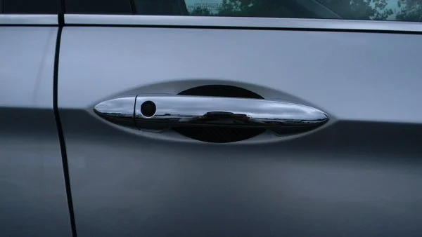 Carbon Fiber Auto Accessory Door Hande Scratch Guard Protector For Dodge Grand Caravan, 2015-2018, 4 pcs