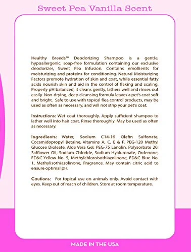 Healthy Breeds 840235174493 16 oz Ibizan Hound Deodorizing Shampoo