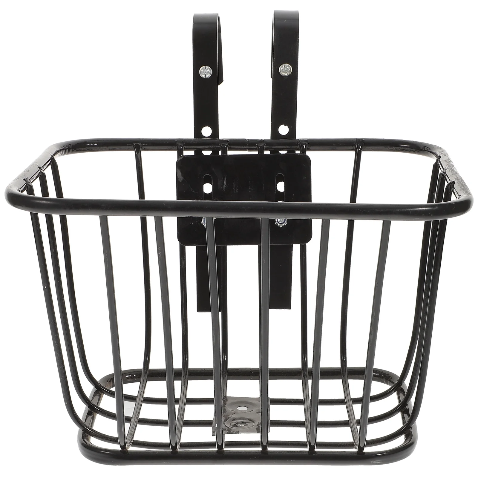 1Pc Metal Basket Basket Multi-function Cycling Basket Bike Handlebar Basket