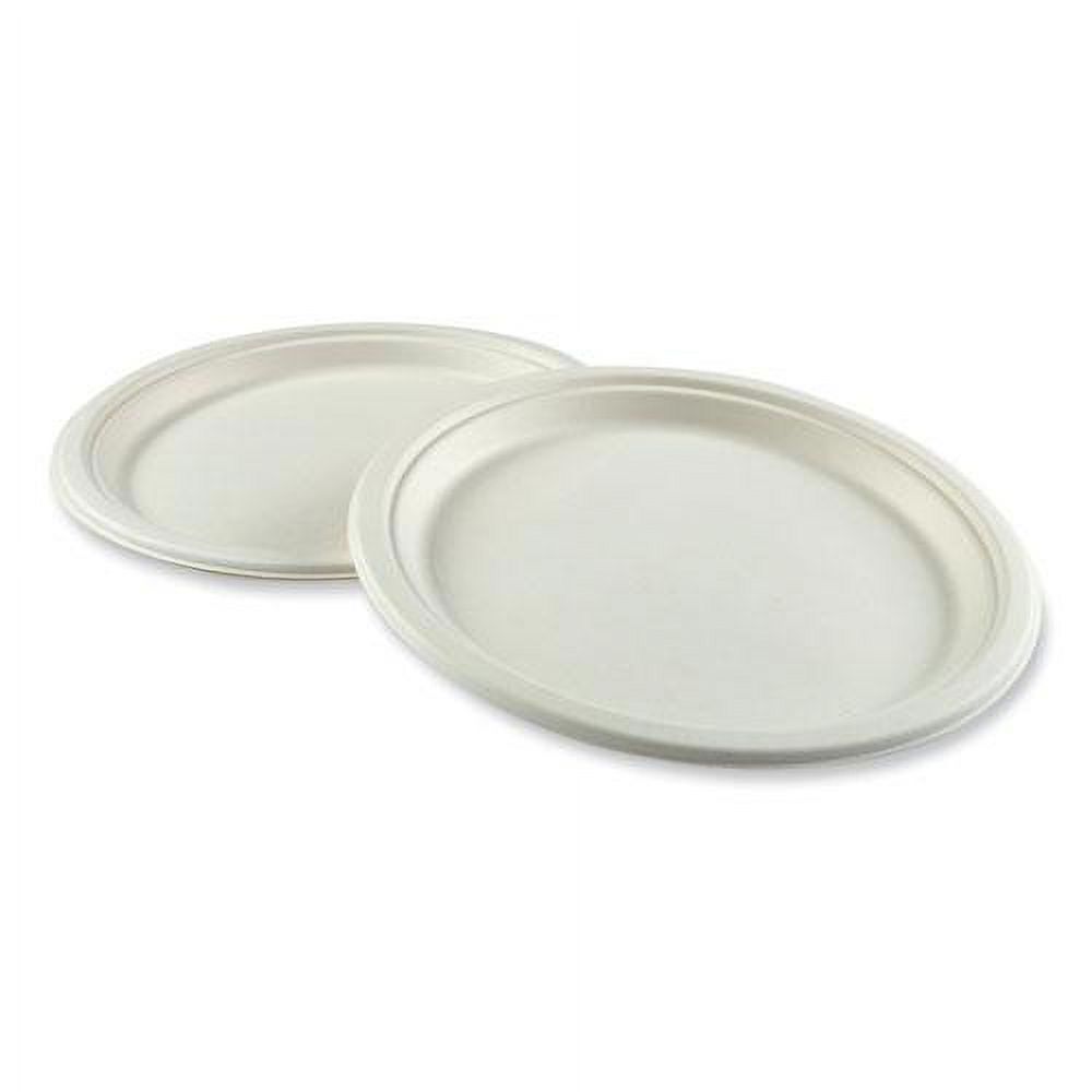 Boardwalk Bagasse PFAS-Free Dinnerware, Plate, 10
