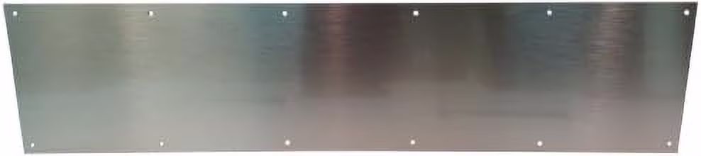 90 Metal Kick Plate, Stainless Steel Finish, 36