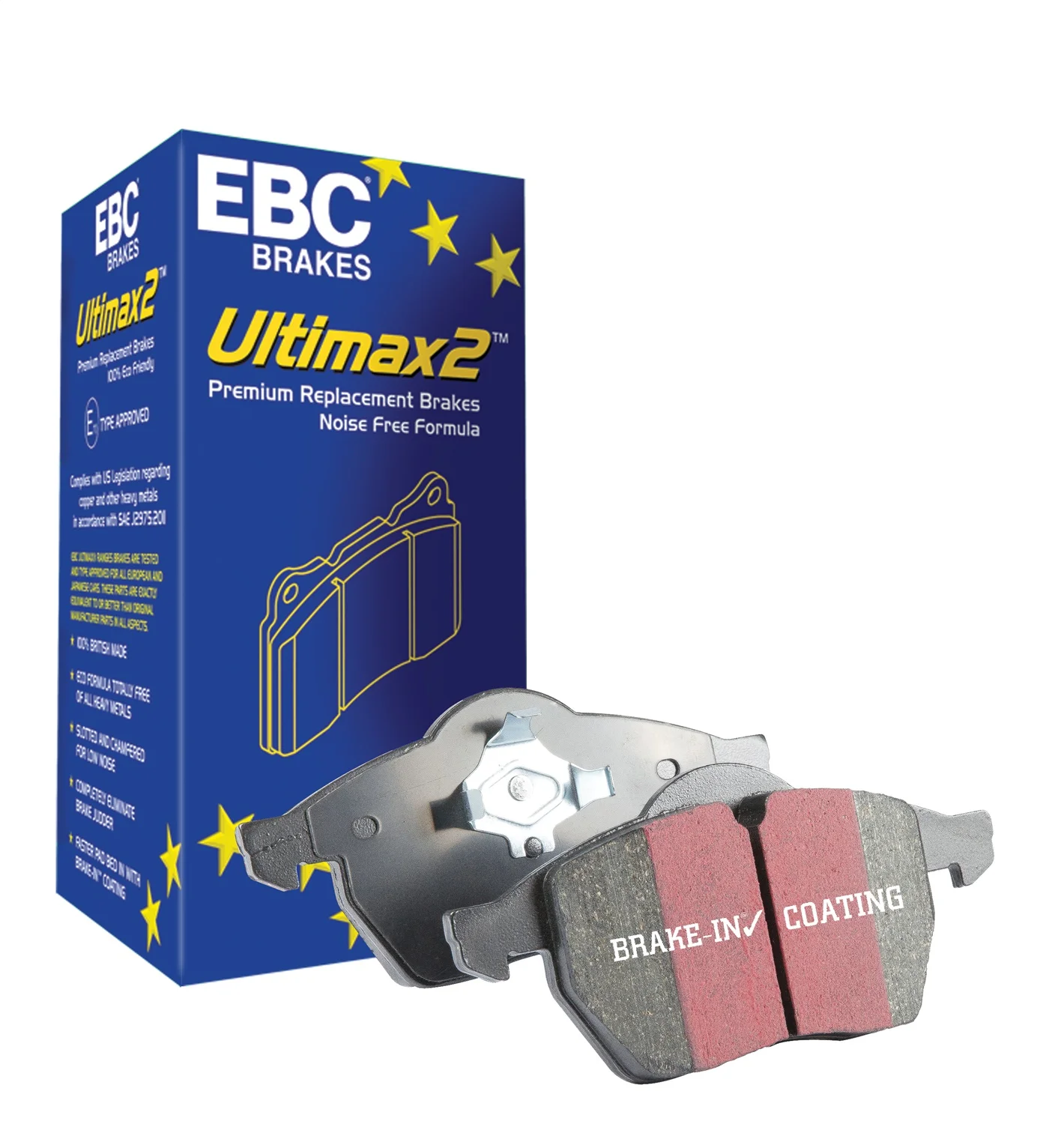 UD1692/ EBC OE Brake Pads Fits select: 2020-2022 LAND ROVER DEFENDER, 2017-2022 LAND ROVER DISCOVERY