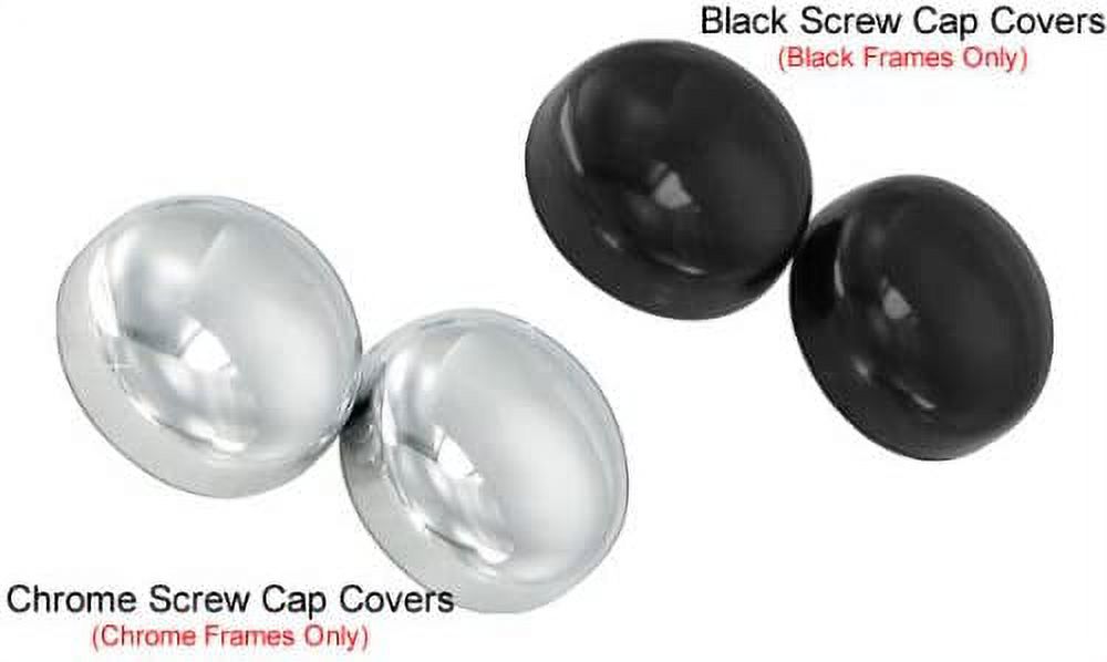 Chevrolet Corvette C6 Grand Sport Black Coated Metal Top Engraved License Plate Frame