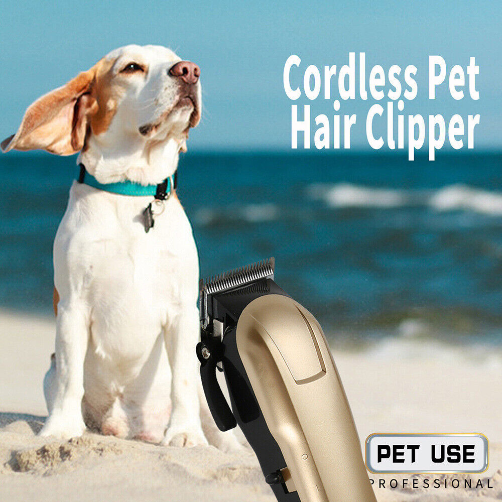 Cat Dog Grooming Hair Trimmer USB Rechargeable Cordless Electric Pet Clipper Kit