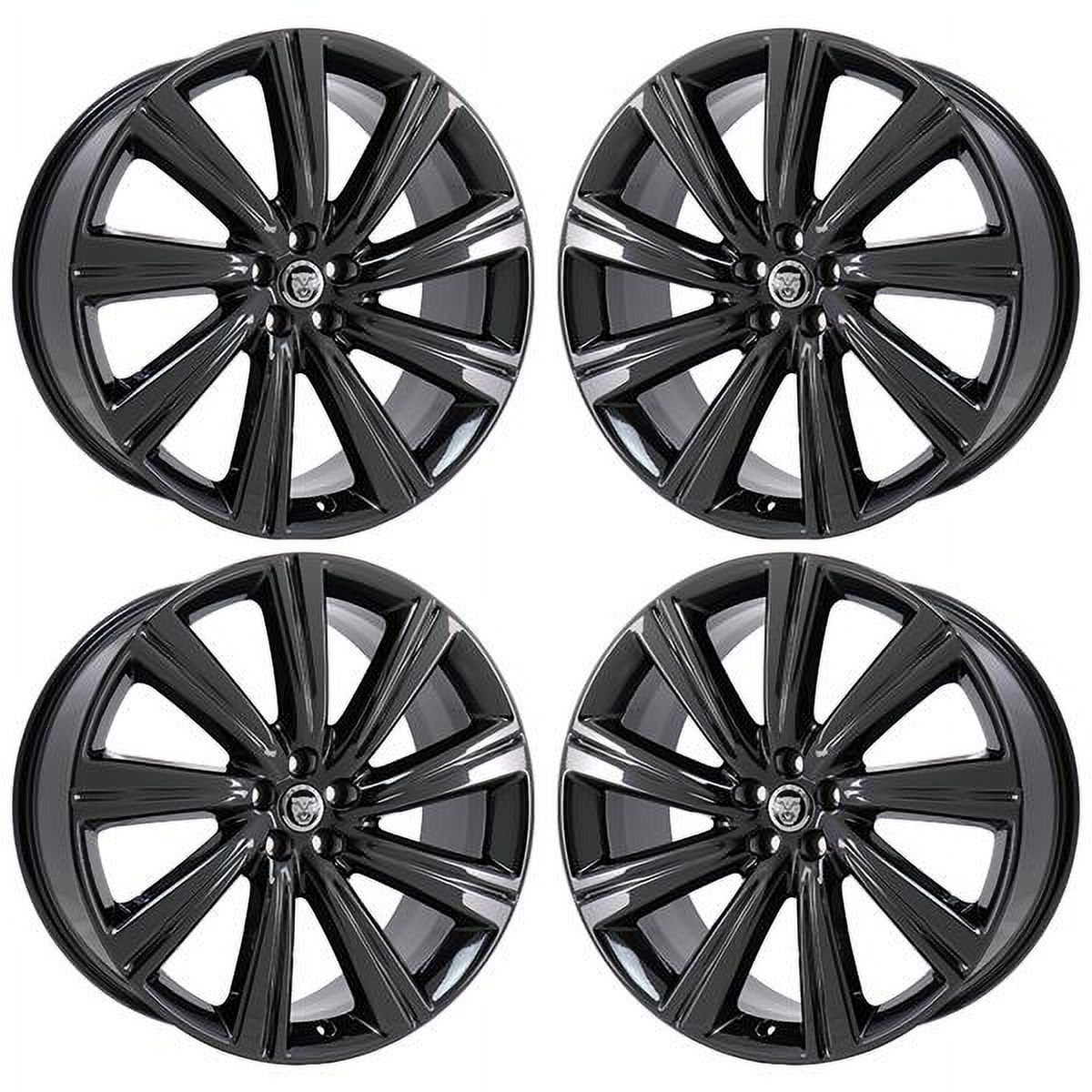 JAGUAR F-PACE 2017 - 2020 PVD BLACK CHROME Factory OEM Wheels Rims (Not Replicas) (H)