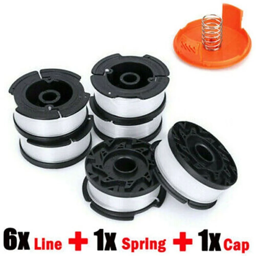 6 X For Black & Decker Replacement String Trimmer Line Spool AF-100 WeedEater