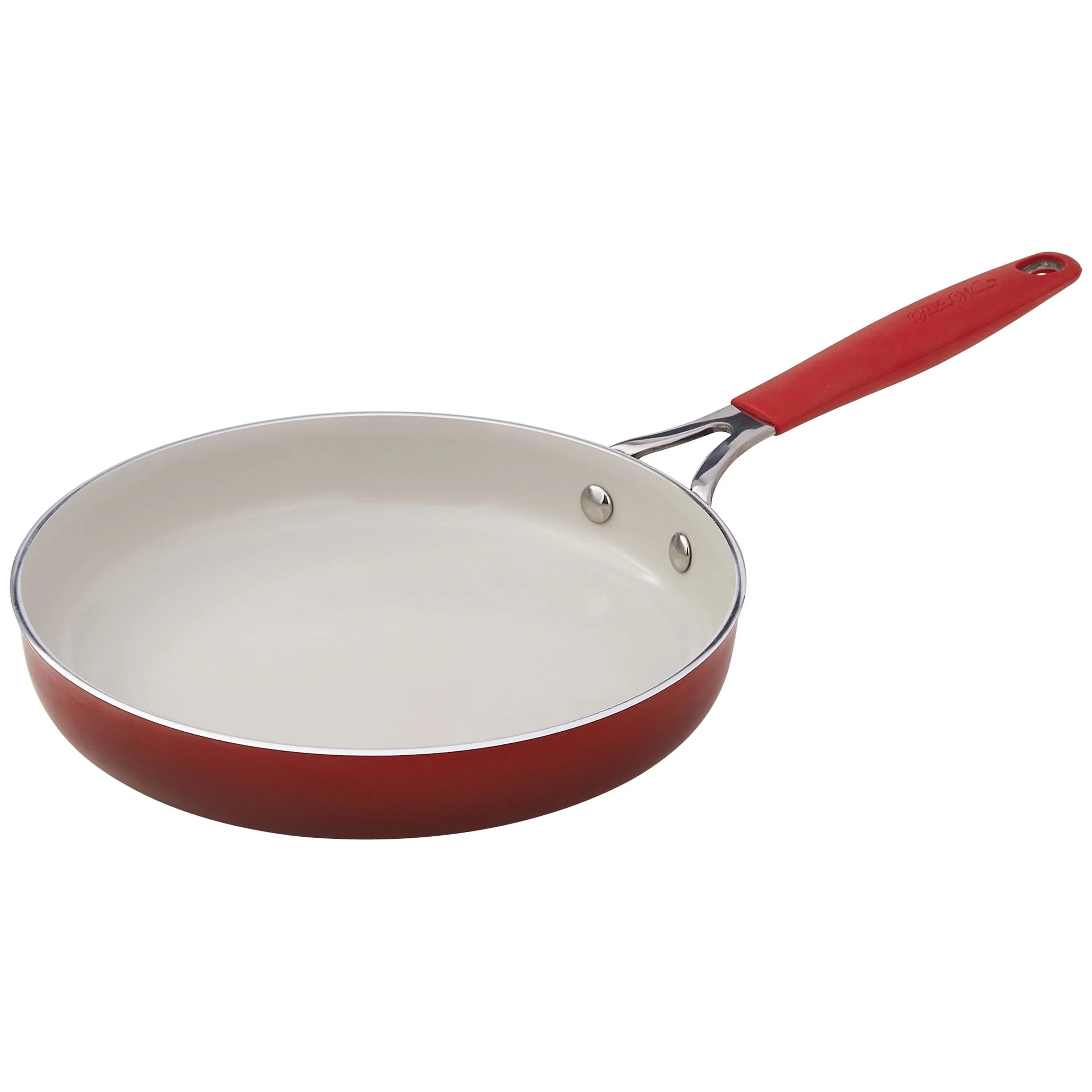 The Pioneer Woman 25 Piece Ceramic Nonstick Aluminum Easy Clean Cookware Set, Ombre Red